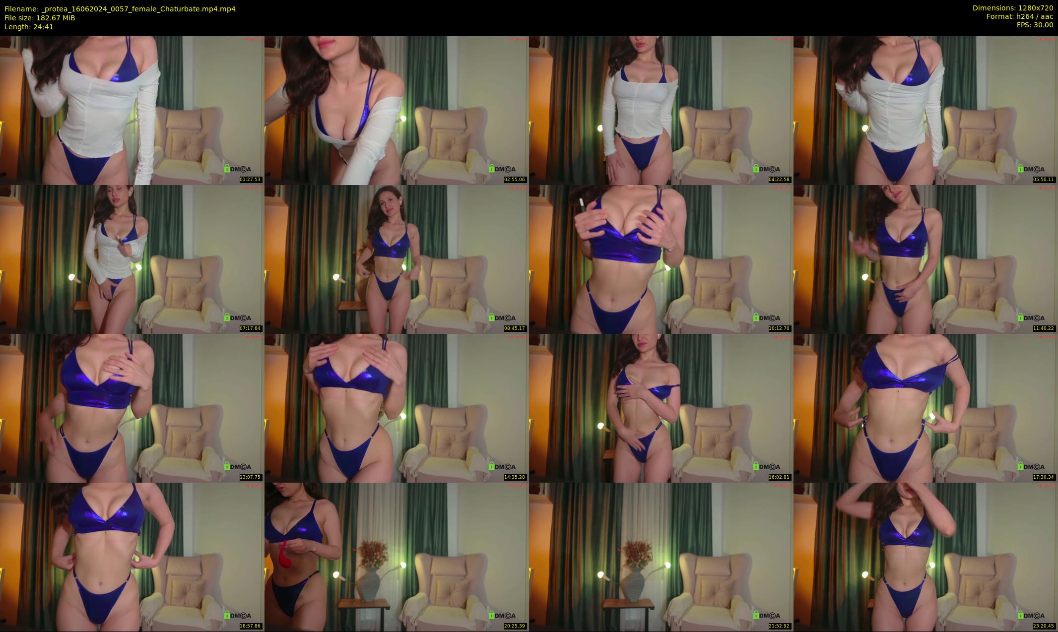 _protea — 25 minute Chaturbate female cam show recording, 720p, Jun 16, 2024