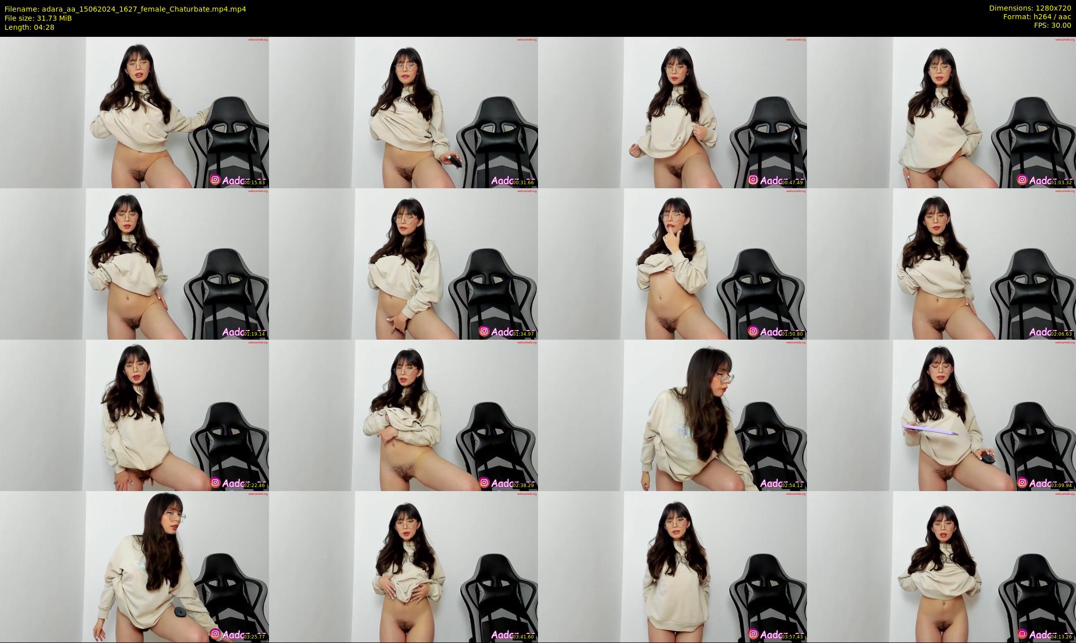 adara_aa — 5 minute Chaturbate female cam show recording, 720p, Jun 15, 2024