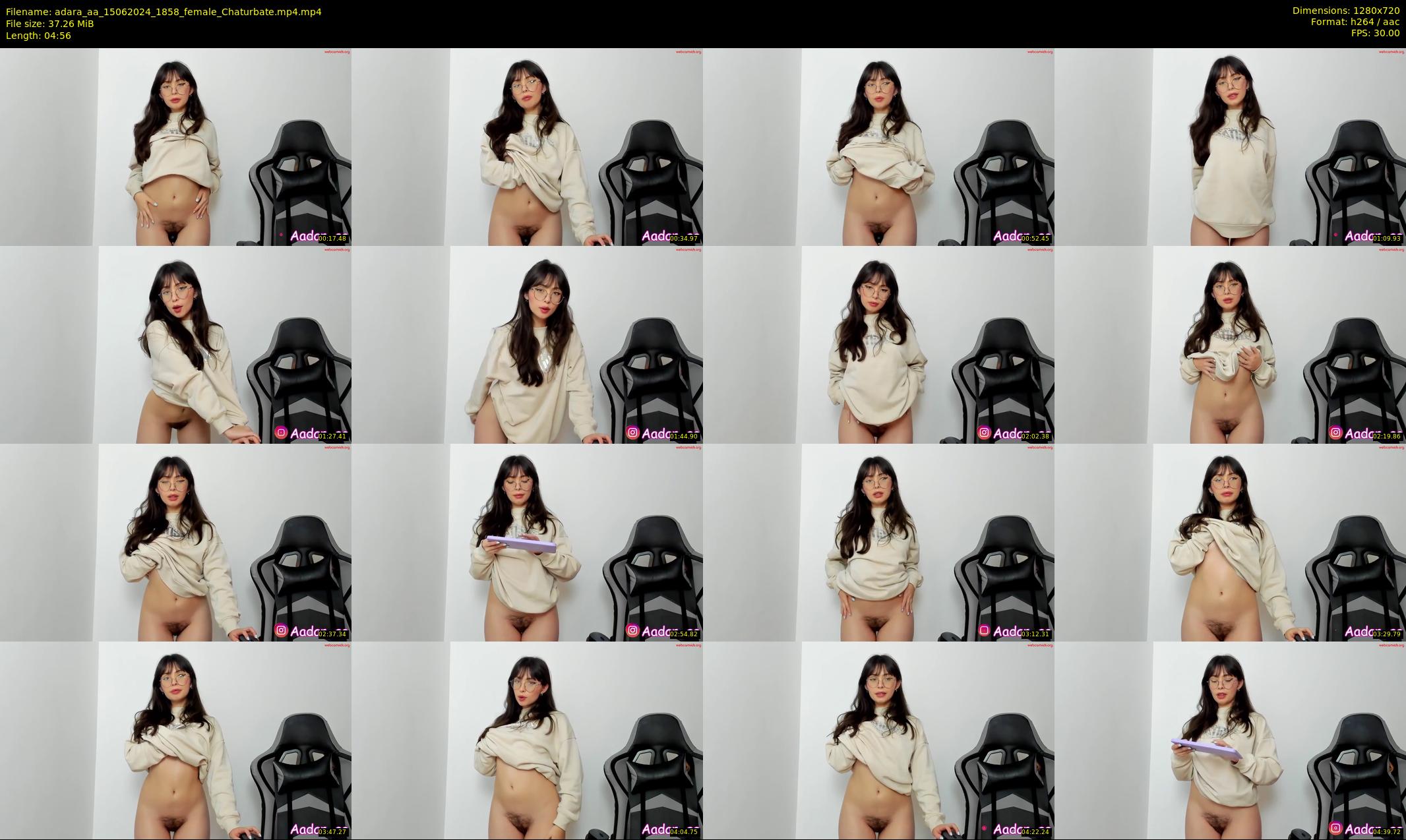 adara_aa — 5 minute Chaturbate female cam show recording, 720p, Jun 15, 2024