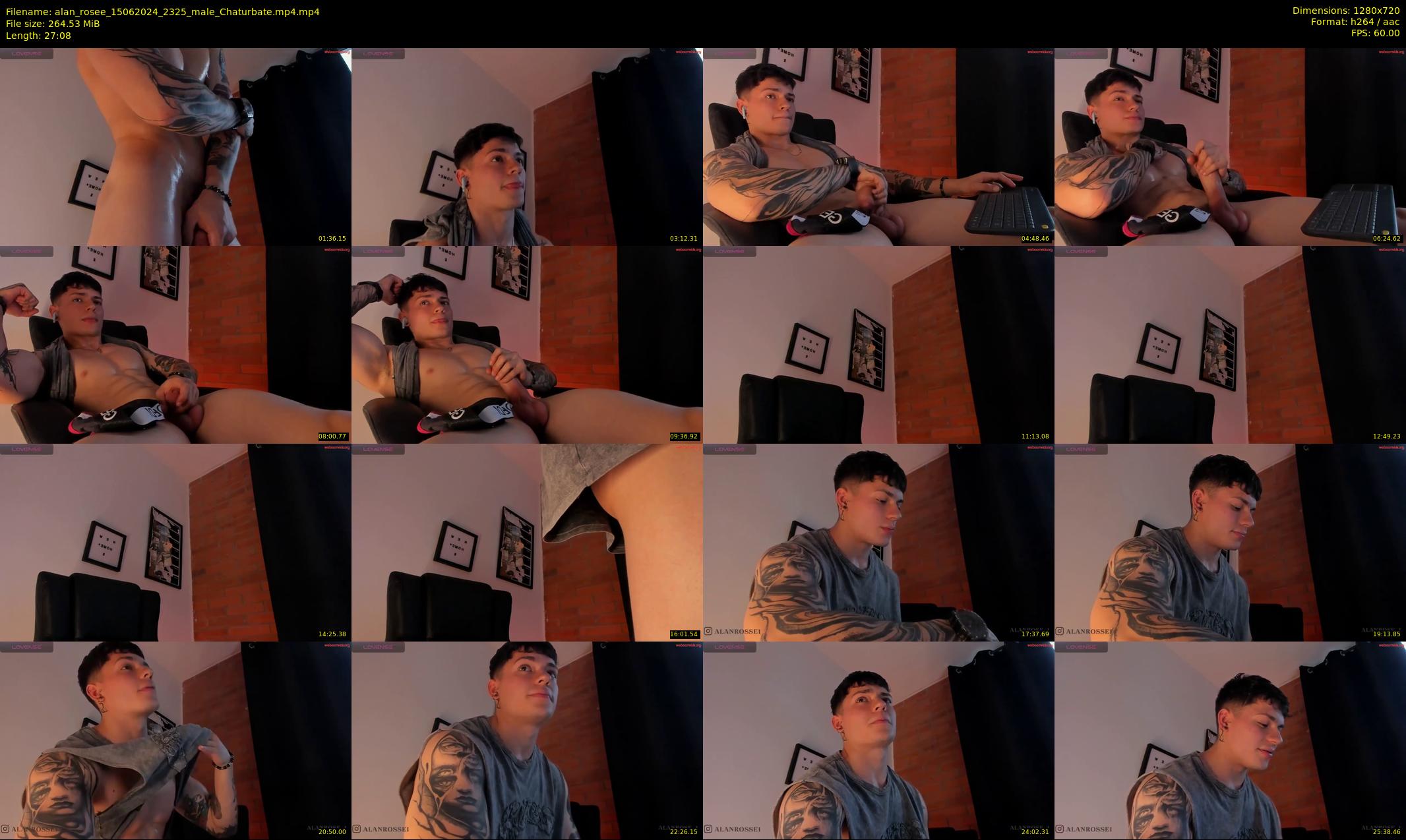 alan_rosee — 28 minute Chaturbate male cam show recording, 720p, Jun 15, 2024