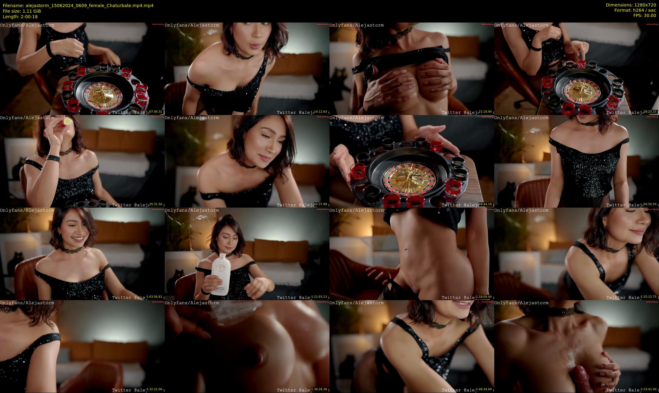 alejastorm — 121 minute Chaturbate female cam show recording, 720p, Jun 15, 2024