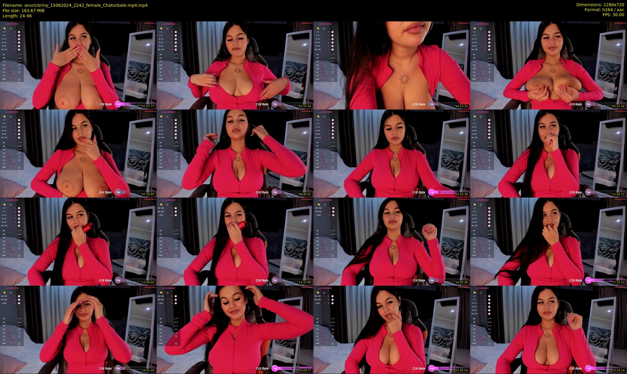 anuricbriny — 25 minute Chaturbate female cam show recording, 720p, Jun 15, 2024