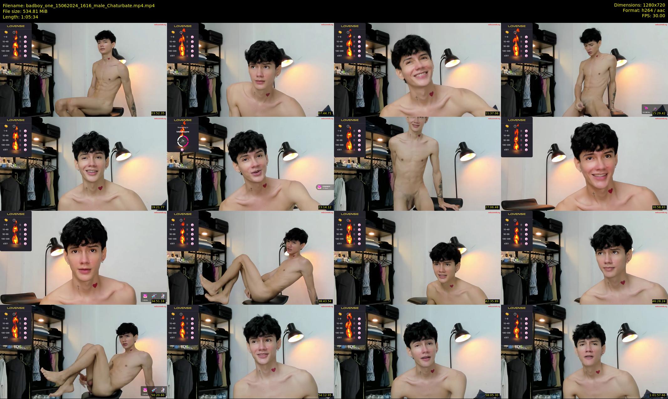 badboy_one — 66 minute Chaturbate male cam show recording, 720p, Jun 15, 2024