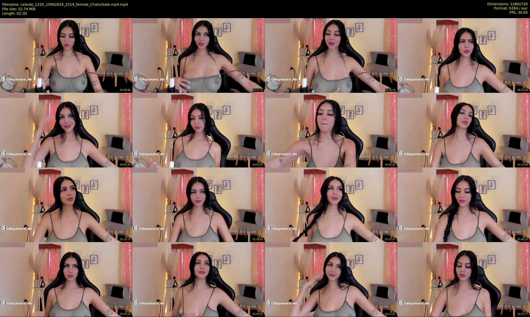 celeste_1220 — 3 minute Chaturbate female cam show recording, 720p, Jun 15, 2024