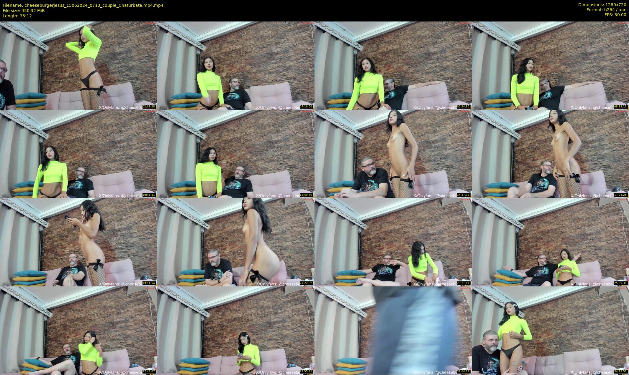 cheeseburgerjesus — 37 minute Chaturbate couple cam show recording, 720p, Jun 15, 2024