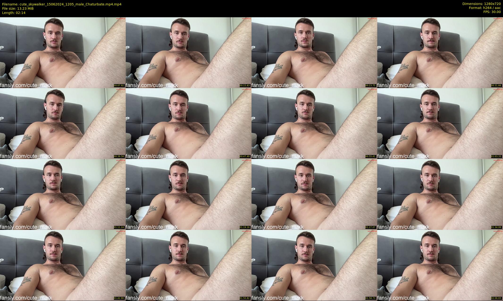cute_skywalker — 3 minute Chaturbate male cam show recording, 720p, Jun 15, 2024