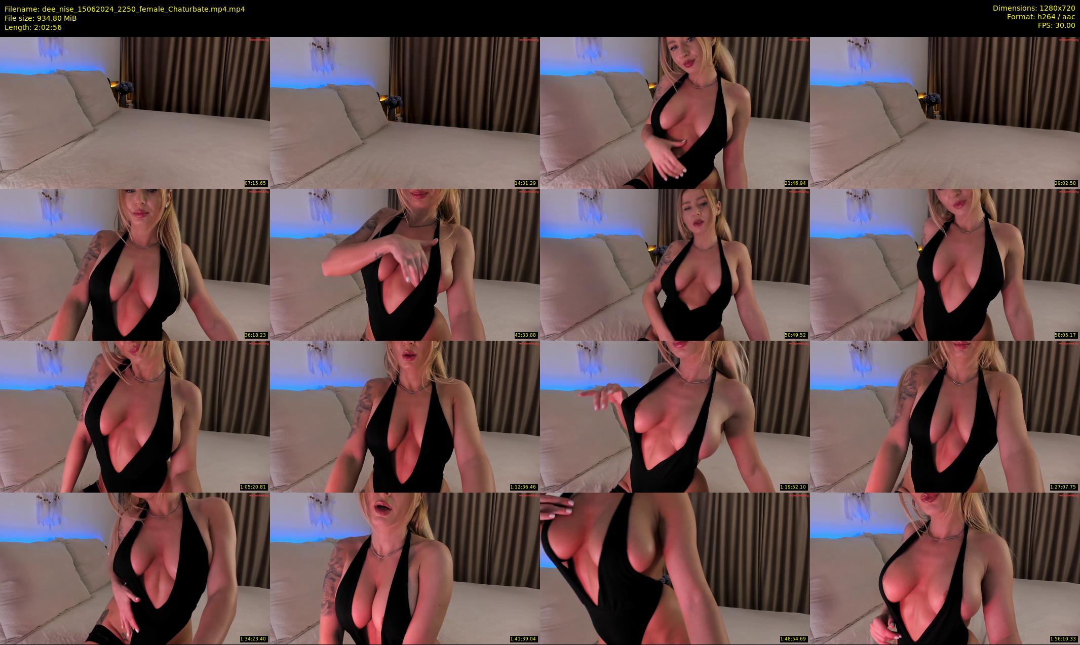 dee_nise — 123 minute Chaturbate female cam show recording, 720p, Jun 15, 2024