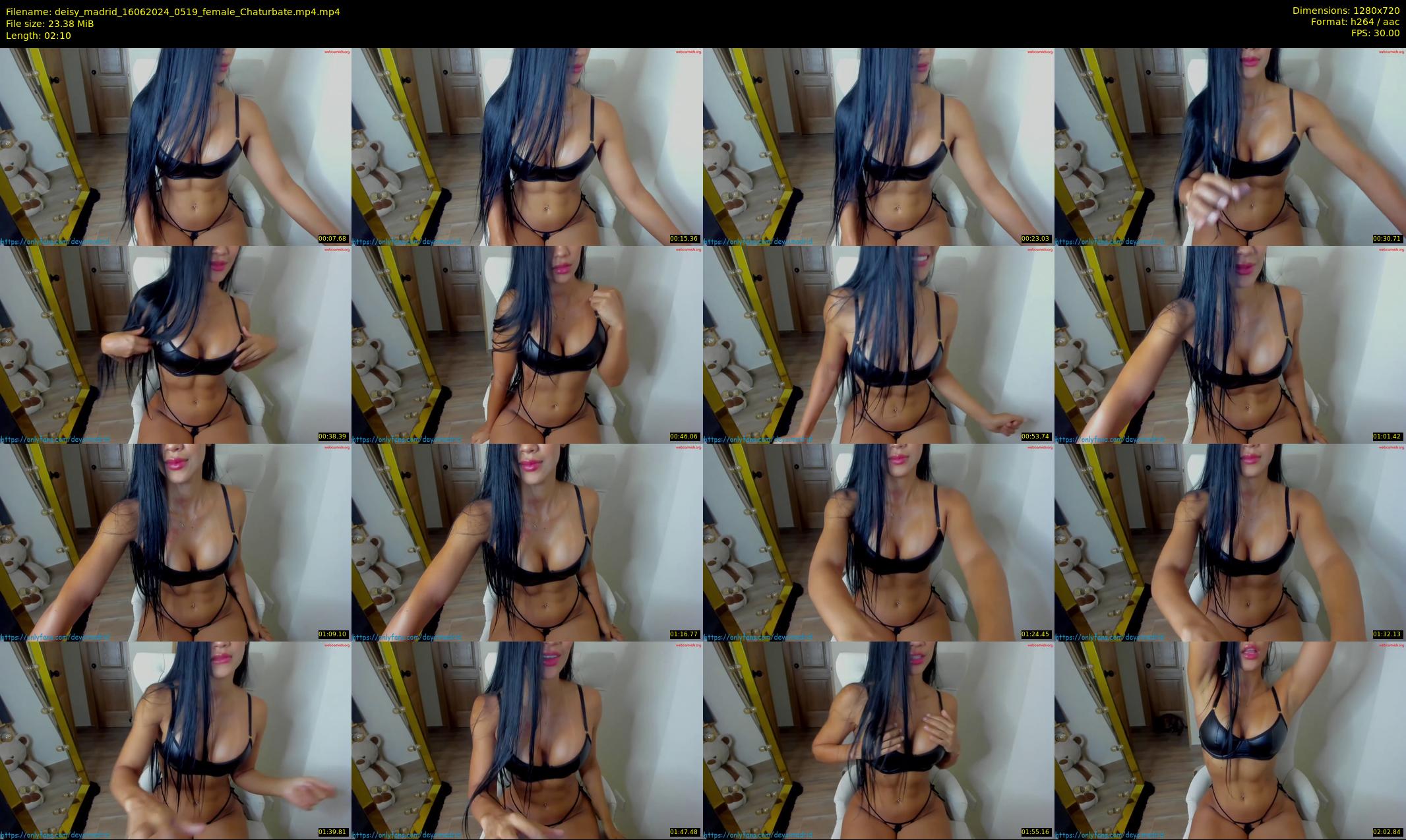 deisy_madrid — 3 minute Chaturbate female cam show recording, 720p, Jun 16, 2024