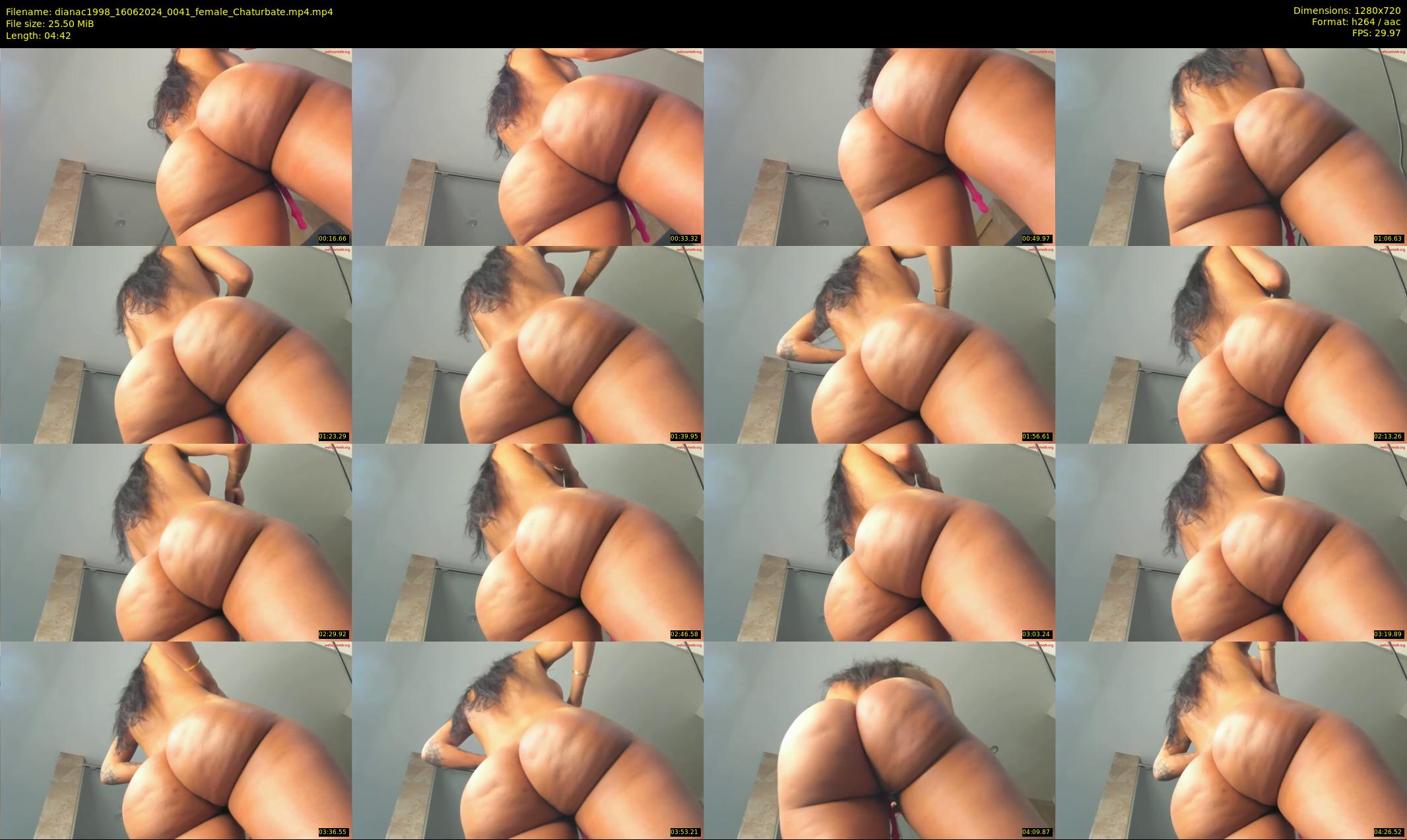 dianac1998 — 5 minute Chaturbate female cam show recording, 720p, Jun 16, 2024