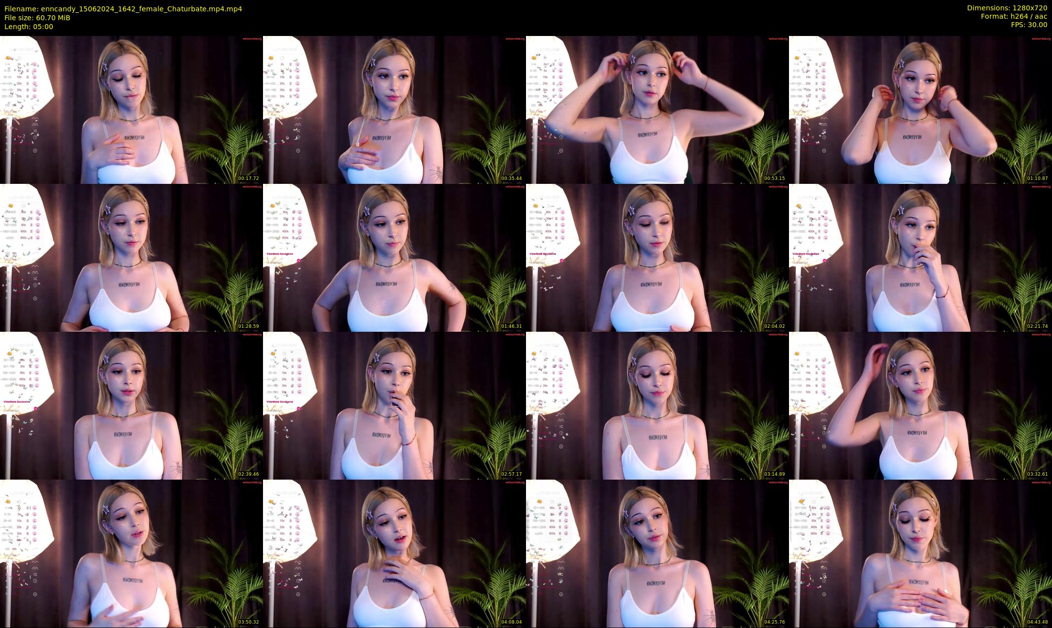 enncandy — 5 minute Chaturbate female cam show recording, 720p, Jun 15, 2024