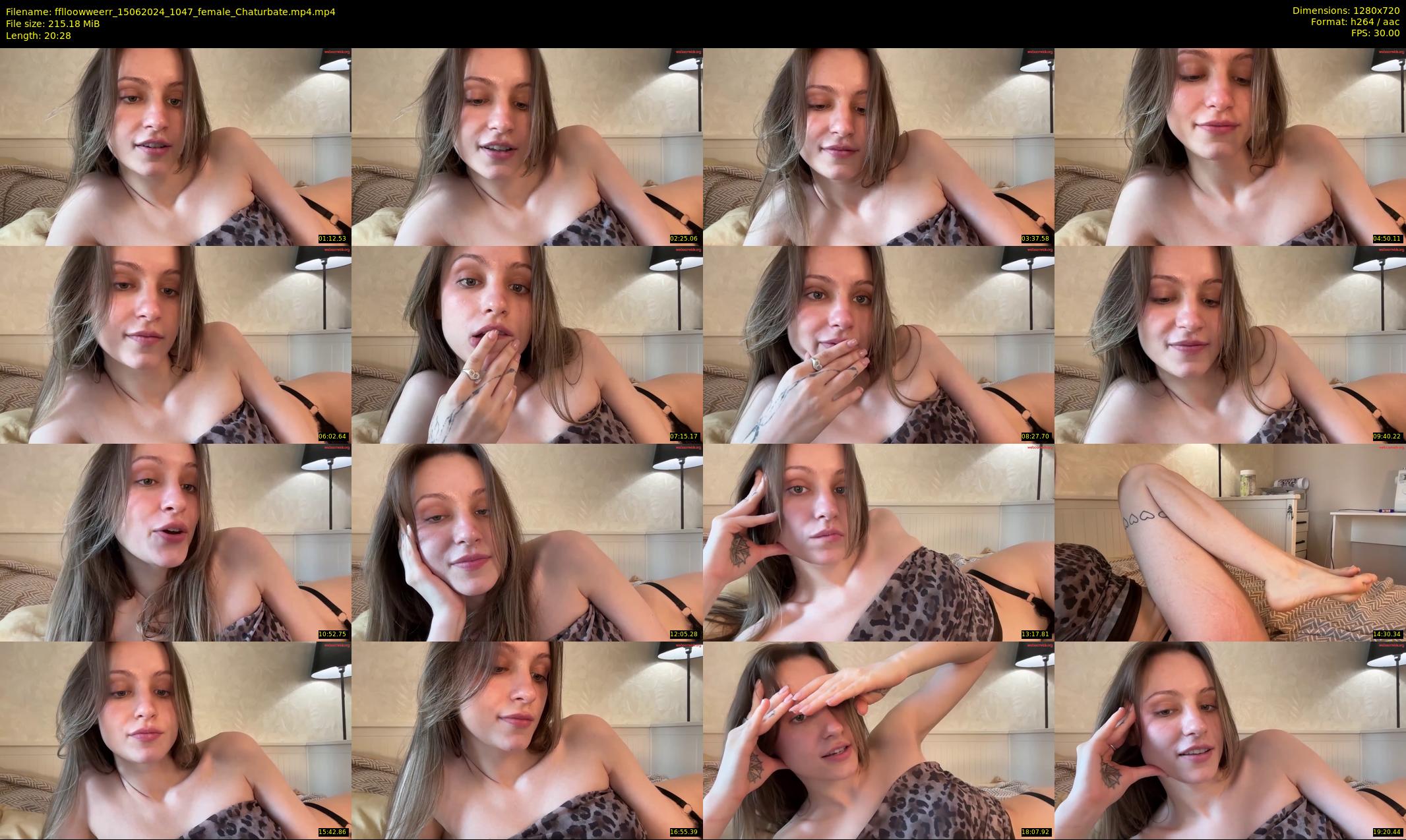 fflloowweerr — 21 minute Chaturbate couple cam show recording, 720p, Jun 15, 2024