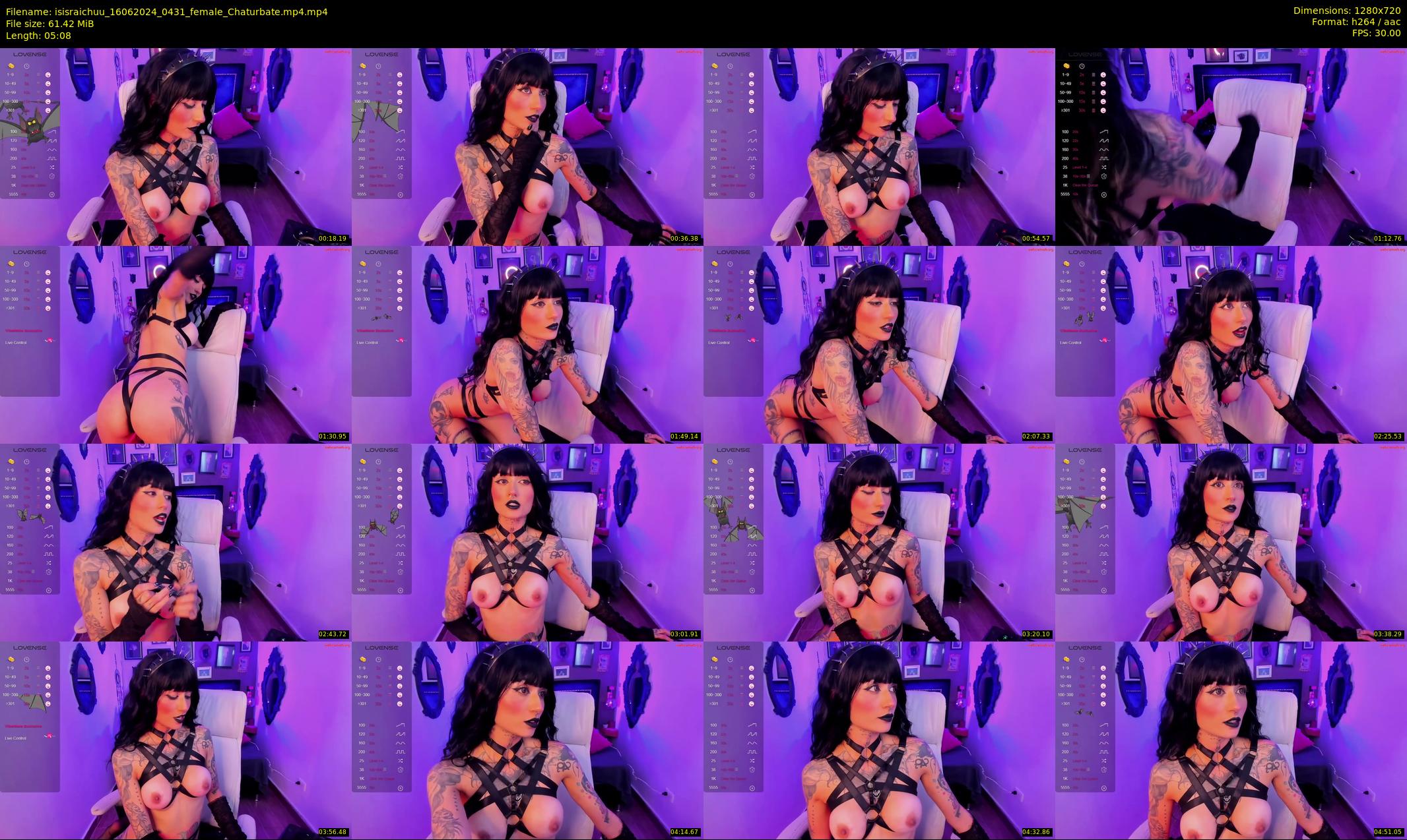 isisraichuu — 6 minute Chaturbate female cam show recording, 720p, Jun 16, 2024