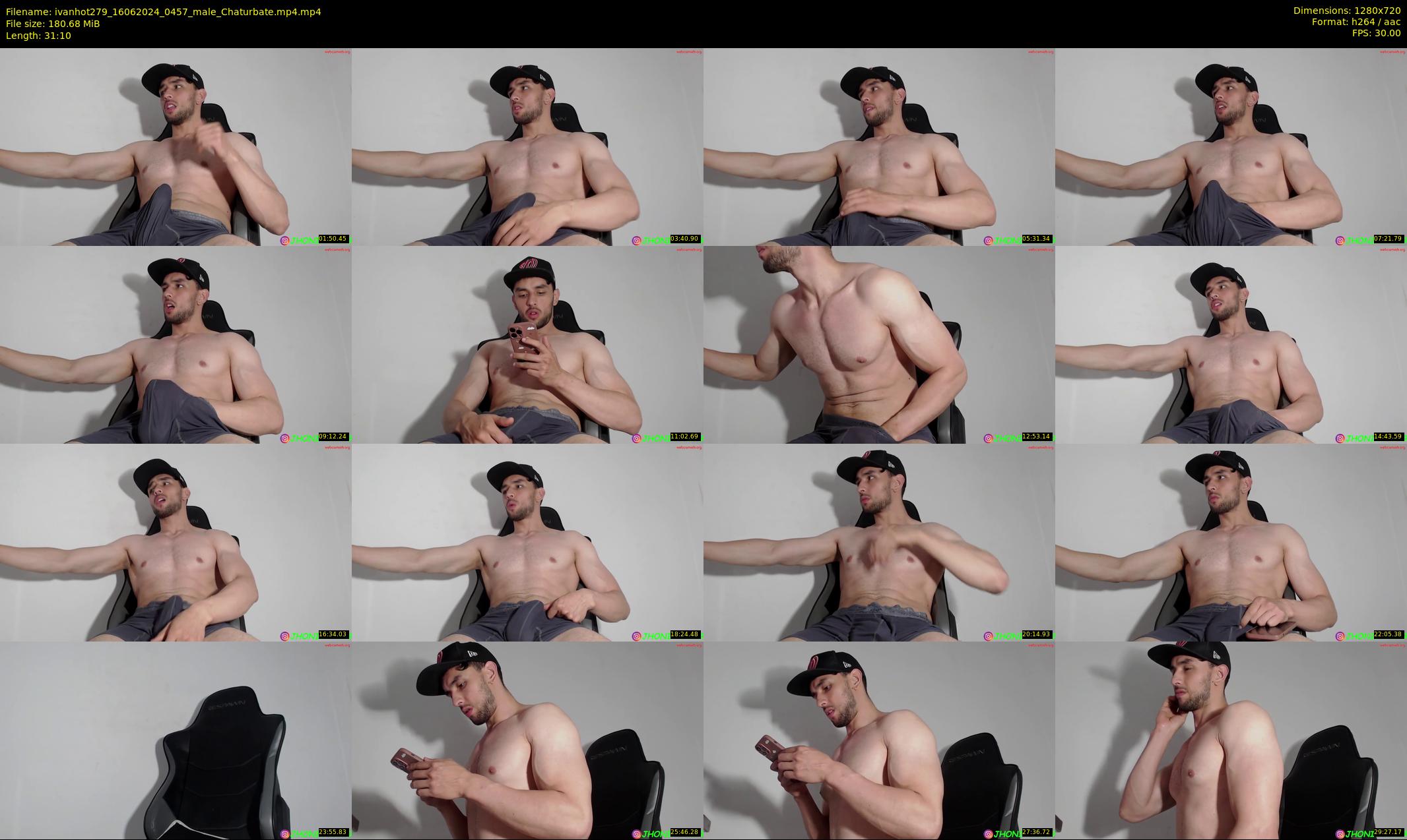 ivanhot279 — 32 minute Chaturbate male cam show recording, 720p, Jun 16, 2024
