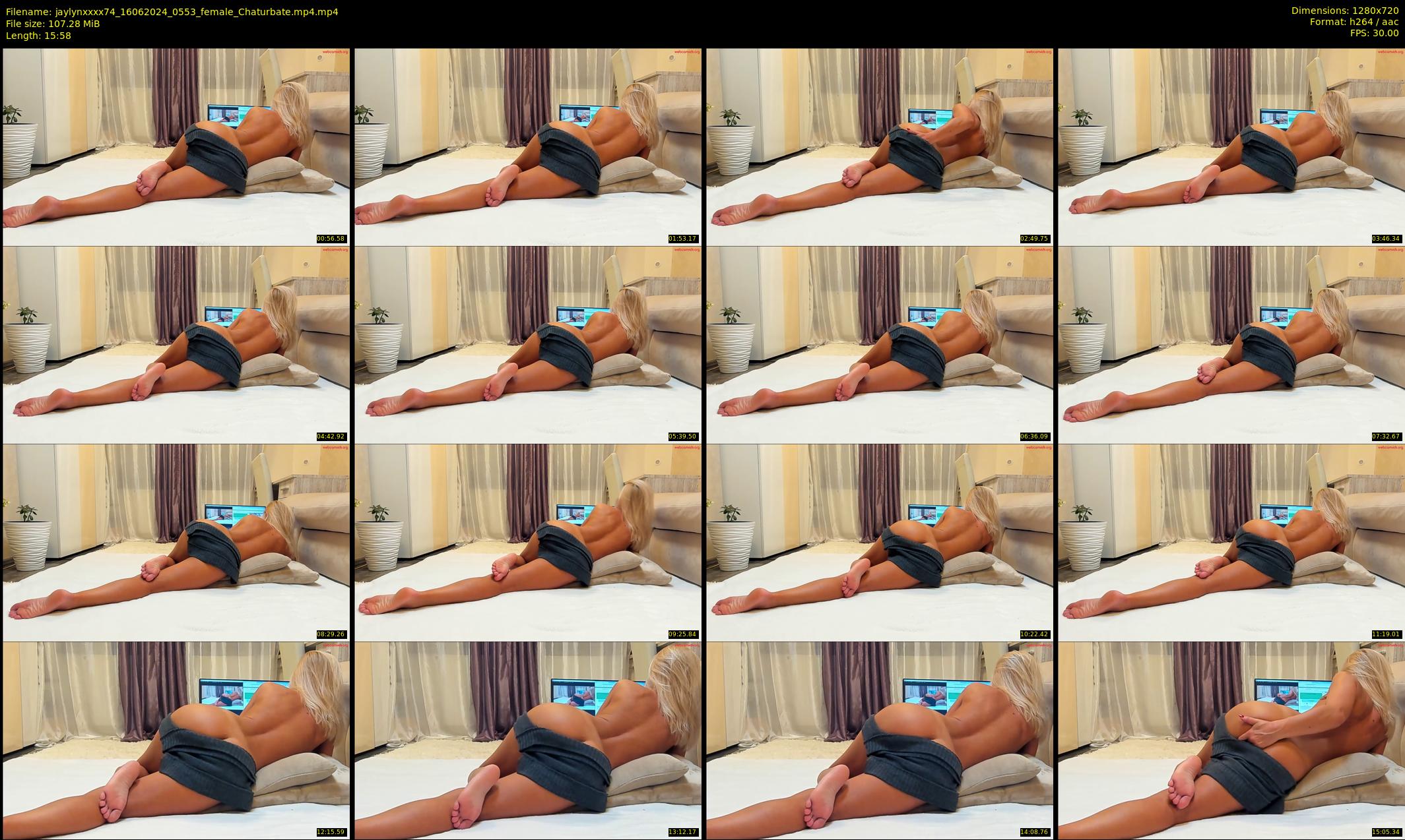 jaylynxxxx74 — 16 minute Chaturbate female cam show recording, 720p, Jun 16, 2024