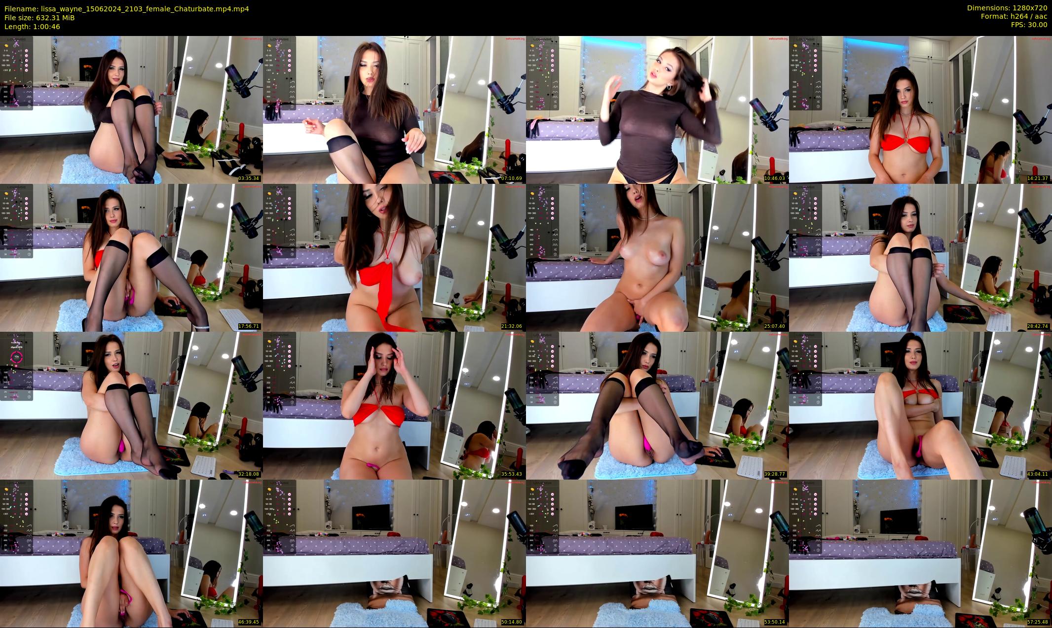 lissa_wayne — 61 minute Chaturbate female cam show recording, 720p, Jun 15, 2024