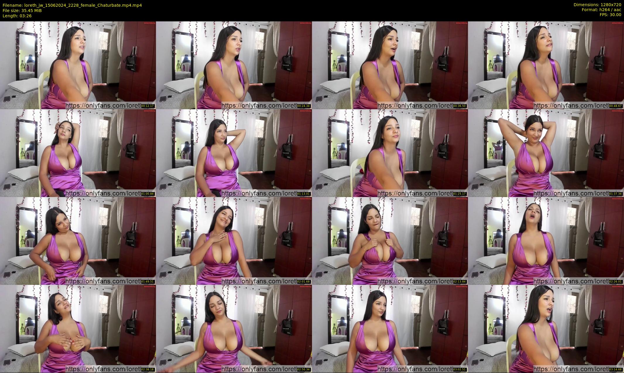 loreth_jw — 4 minute Chaturbate female cam show recording, 720p, Jun 15, 2024