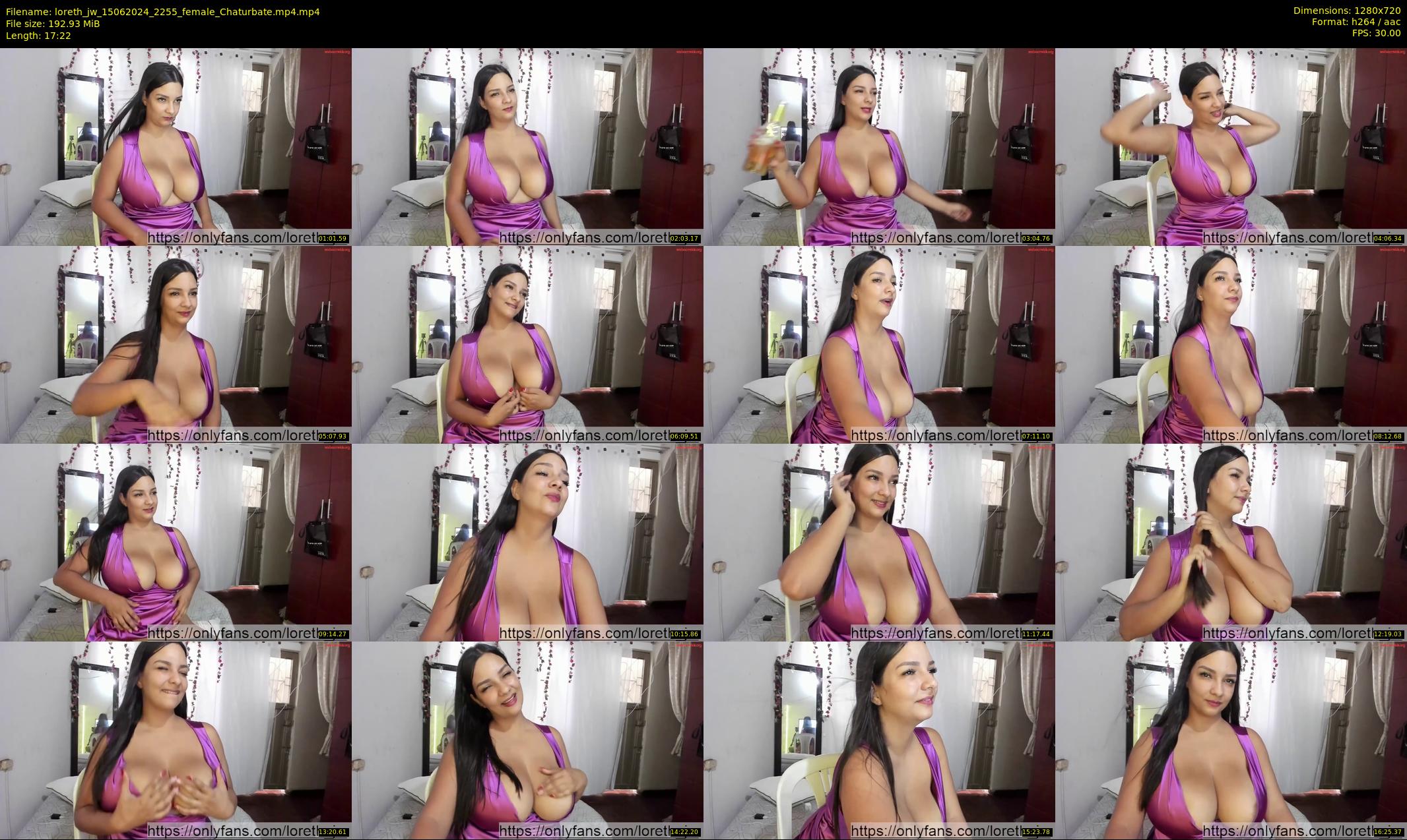 loreth_jw — 18 minute Chaturbate female cam show recording, 720p, Jun 15, 2024
