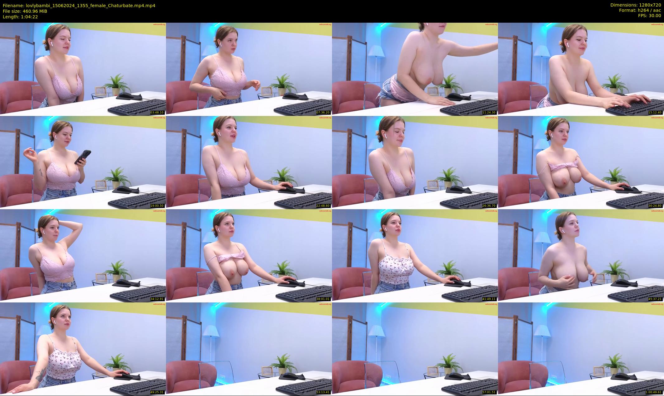 lovlybambi — 65 minute Chaturbate female cam show recording, 720p, Jun 15, 2024