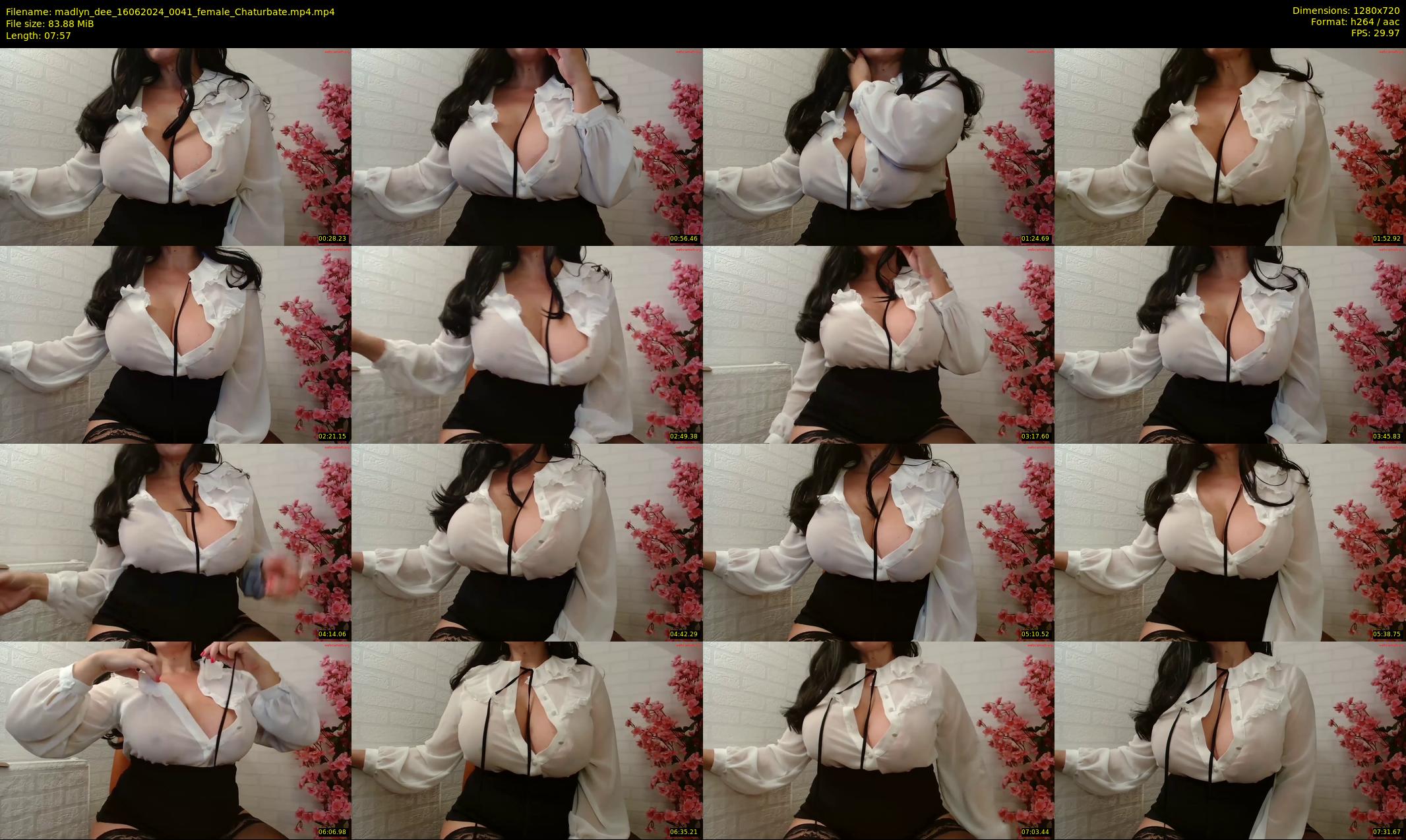 madlyn_dee — 8 minute Chaturbate female cam show recording, 720p, Jun 16, 2024