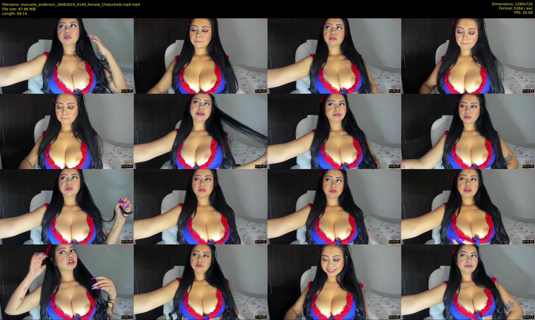 manuela_anderson — 10 minute Chaturbate female cam show recording, 720p, Jun 16, 2024
