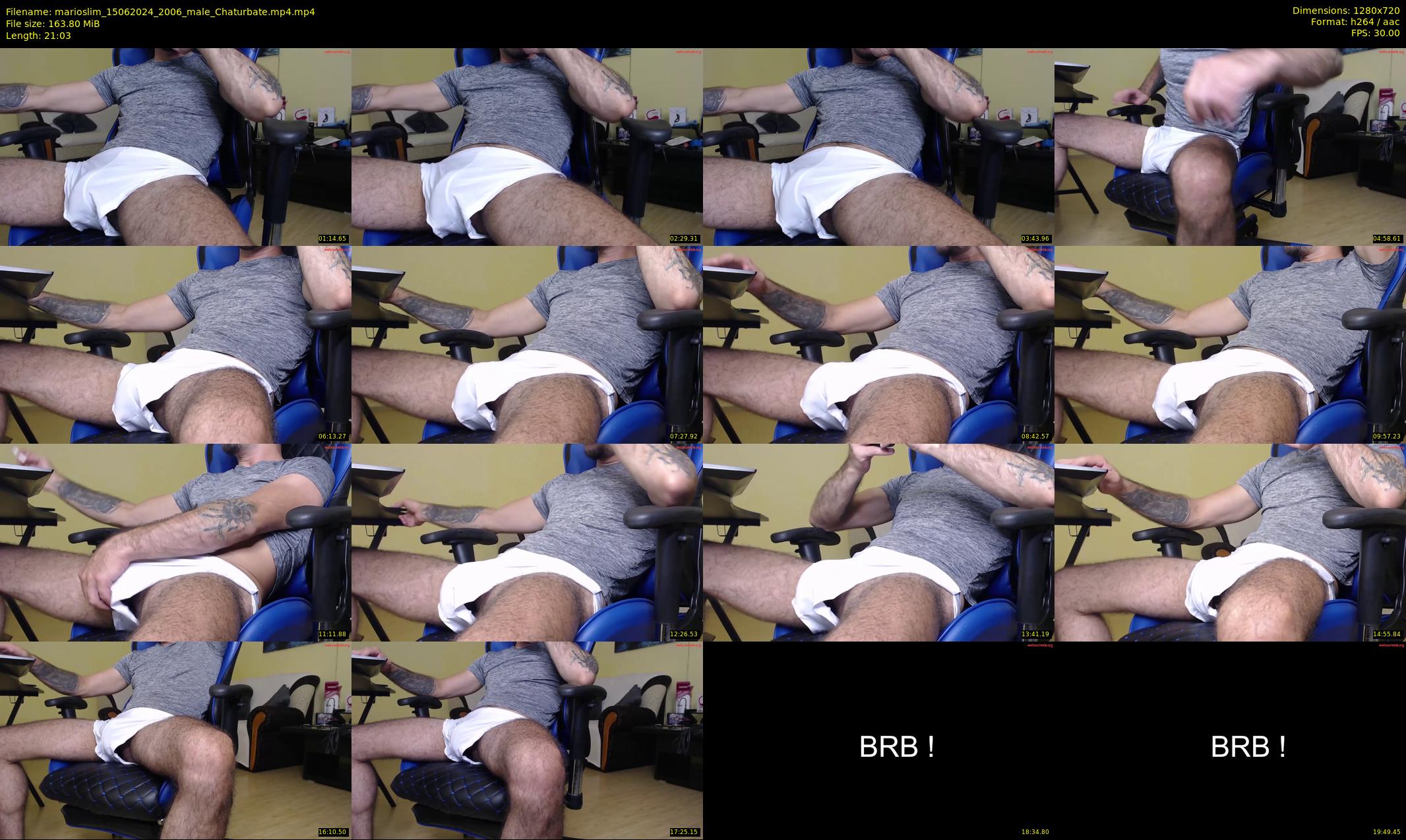 marioslim — 22 minute Chaturbate male cam show recording, 720p, Jun 15, 2024