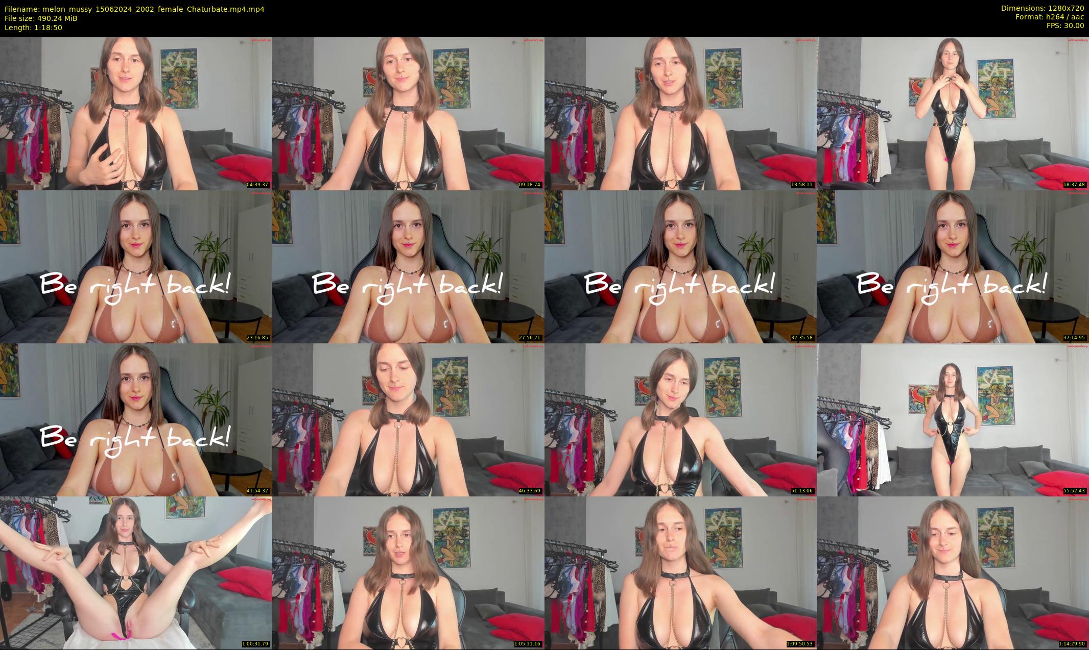 melon_mussy — 79 minute Chaturbate female cam show recording, 720p, Jun 15, 2024