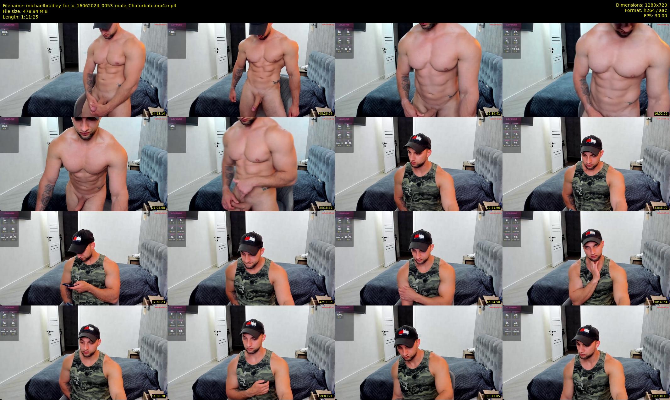 michaelbradley_for_u — 72 minute Chaturbate male cam show recording, 720p, Jun 16, 2024