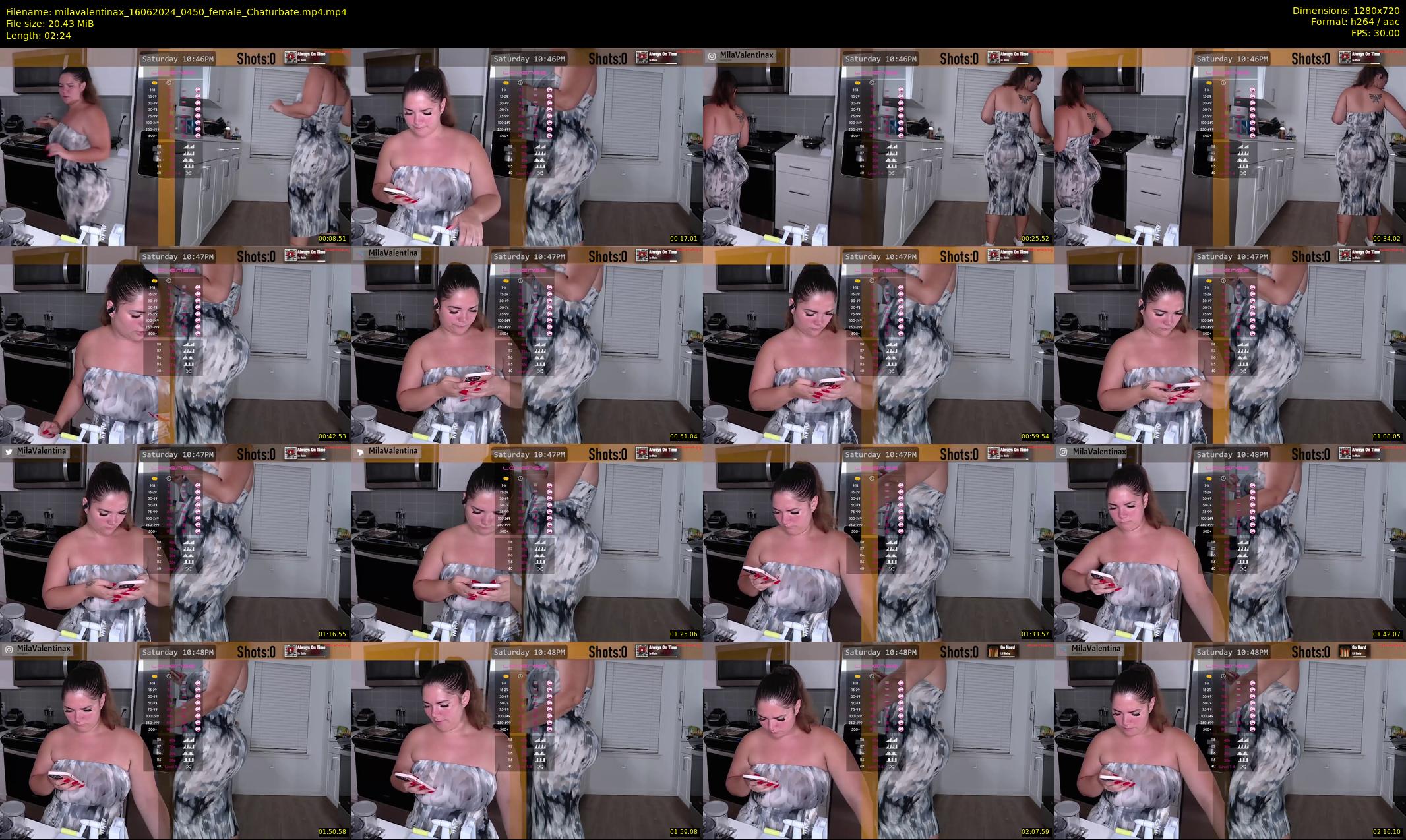 milavalentinax — 3 minute Chaturbate female cam show recording, 720p, Jun 16, 2024