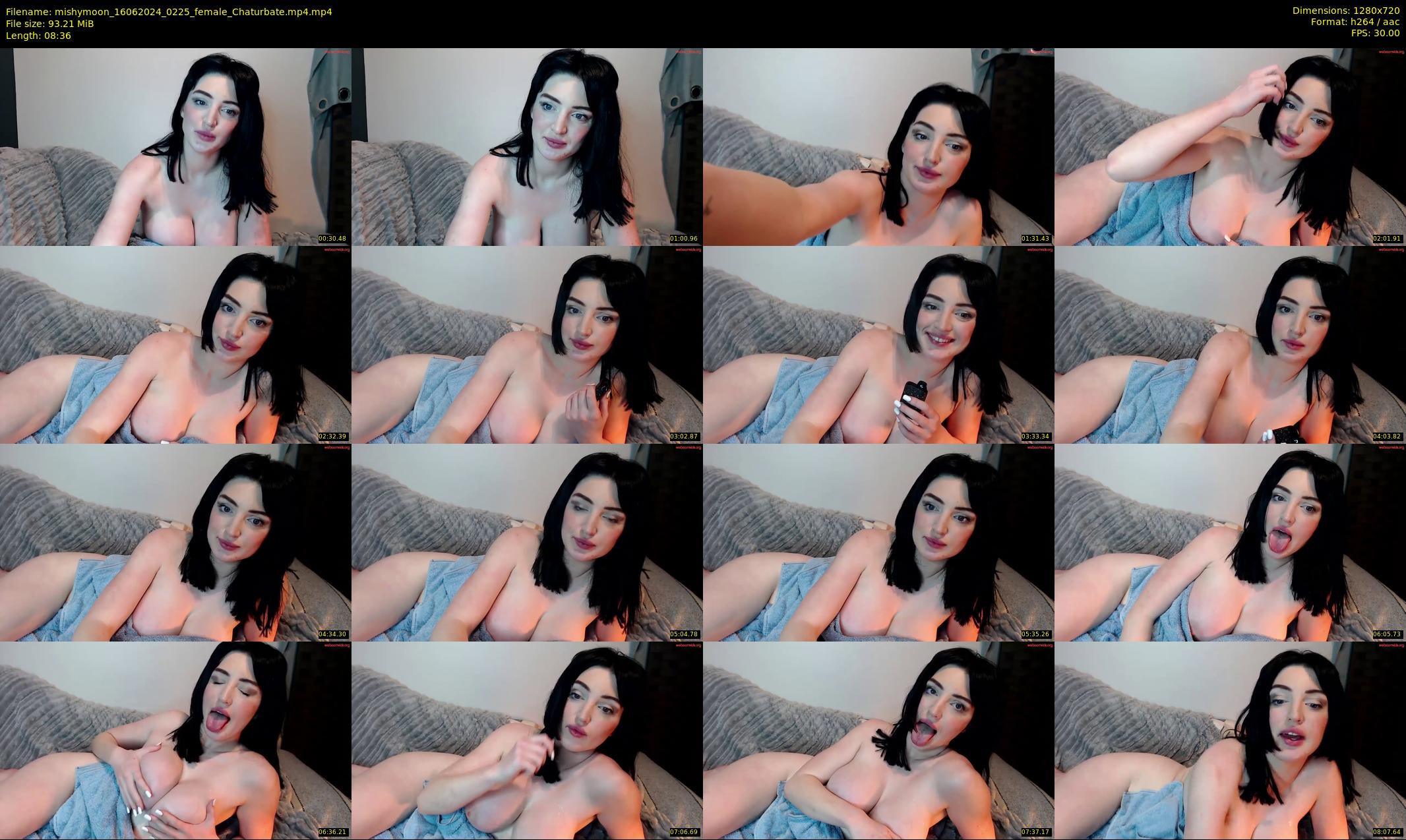mishymoon — 9 minute Chaturbate female cam show recording, 720p, Jun 16, 2024