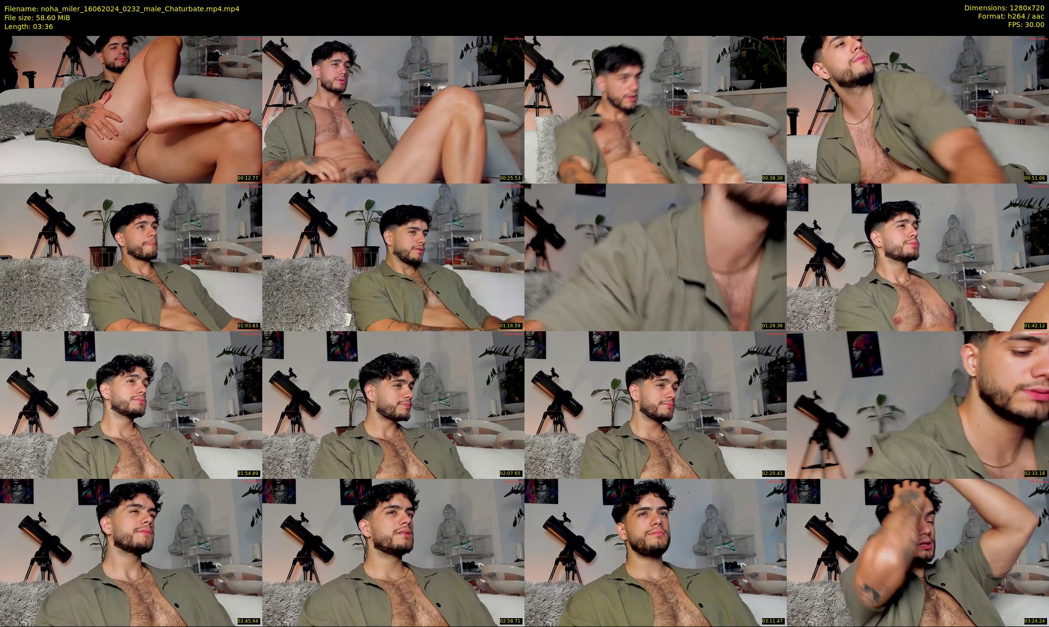 noha_miler — 4 minute Chaturbate male cam show recording, 720p, Jun 16, 2024