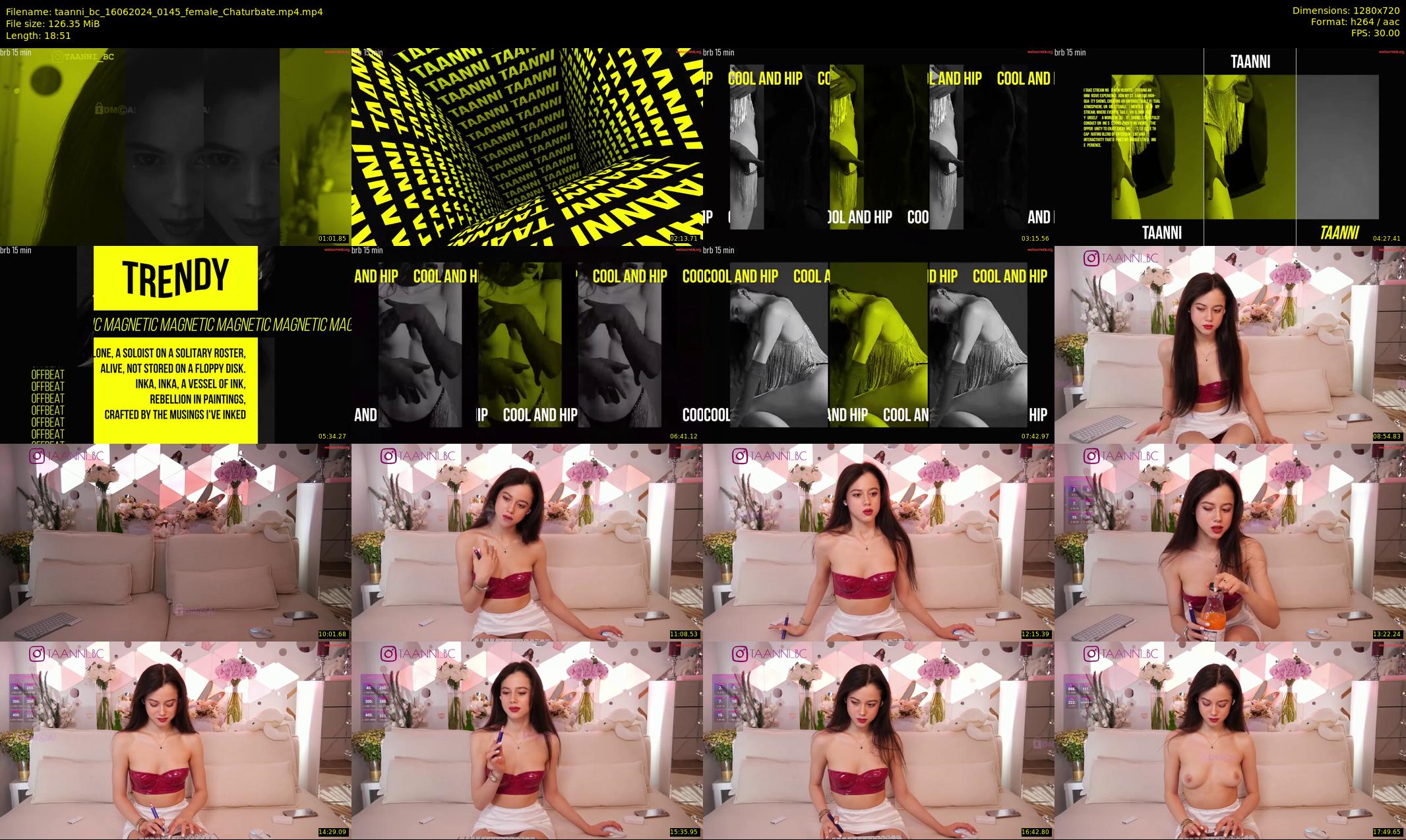 taanni_bc — 19 minute Chaturbate female cam show recording, 720p, Jun 16, 2024