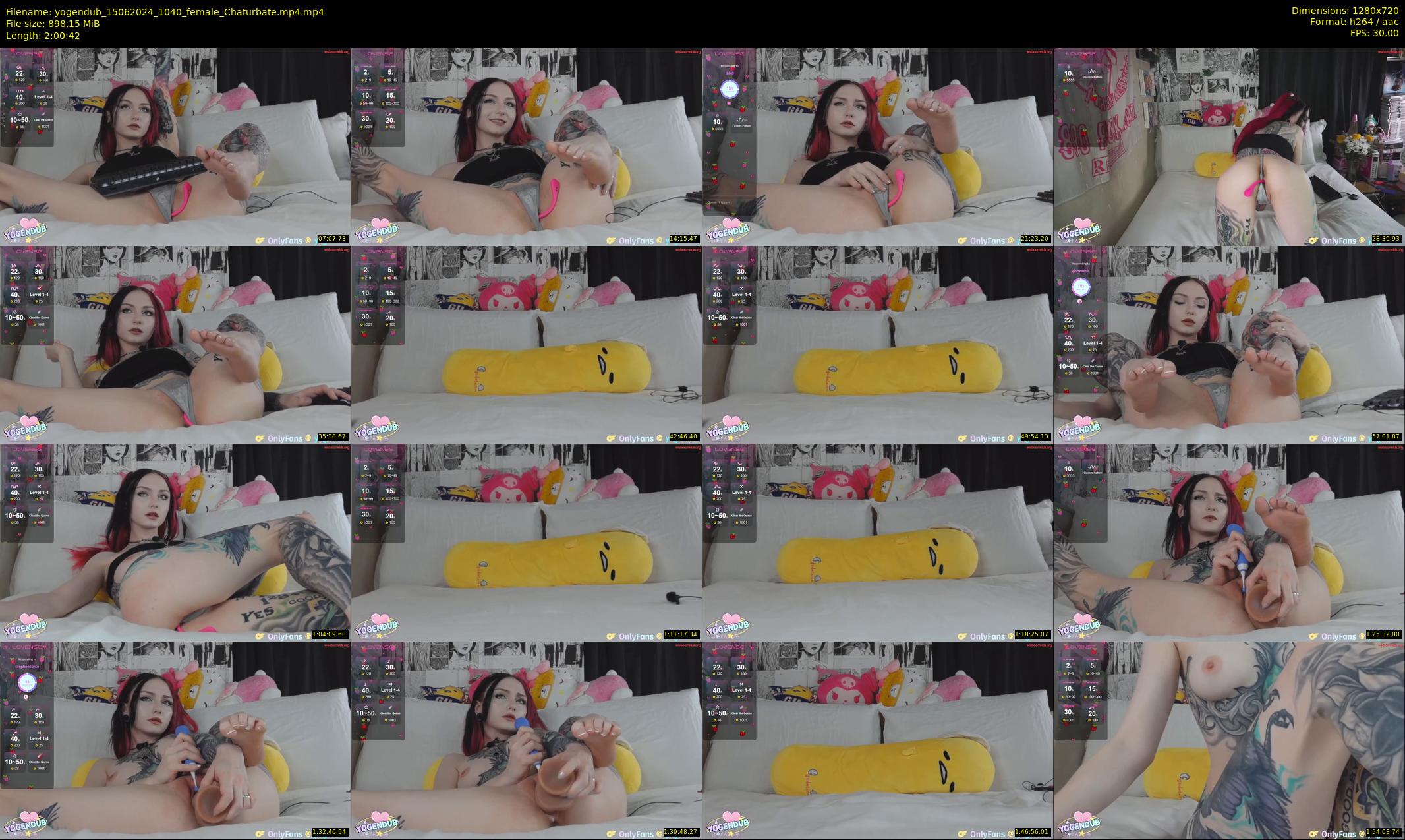 yogendub — 121 minute Chaturbate female cam show recording, 720p, Jun 15, 2024