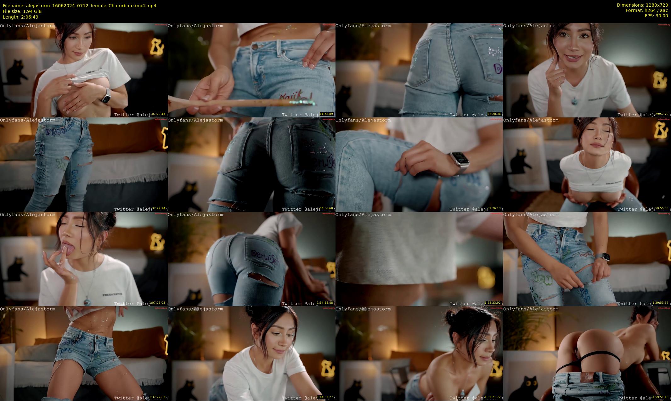 alejastorm — 127 minute Chaturbate female cam show recording, 720p, Jun 16, 2024