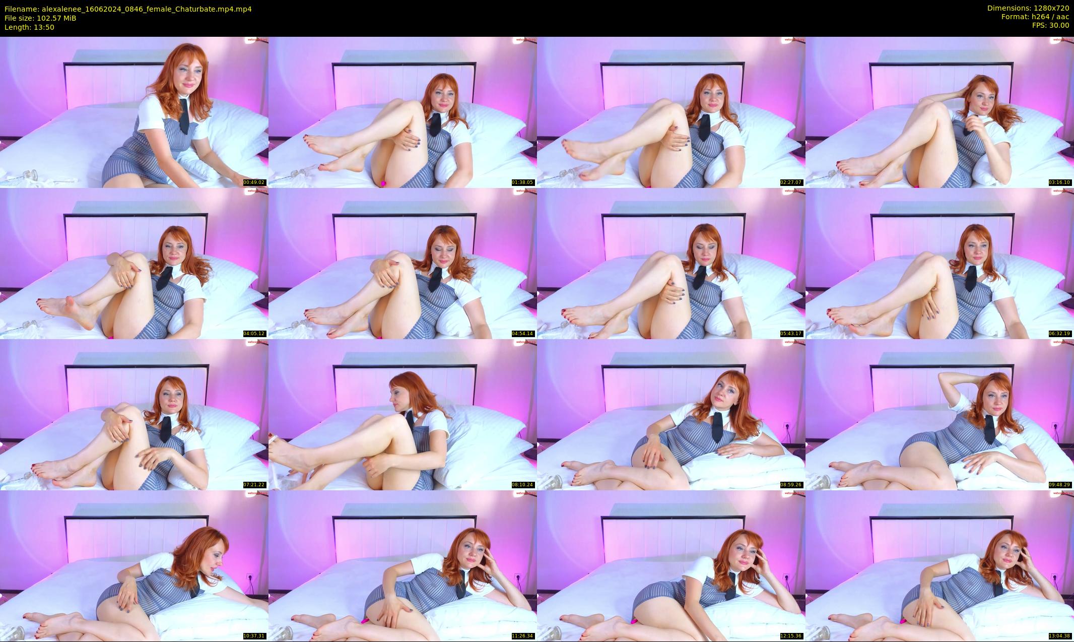 alexalenee — 14 minute Chaturbate female cam show recording, 720p, Jun 16, 2024