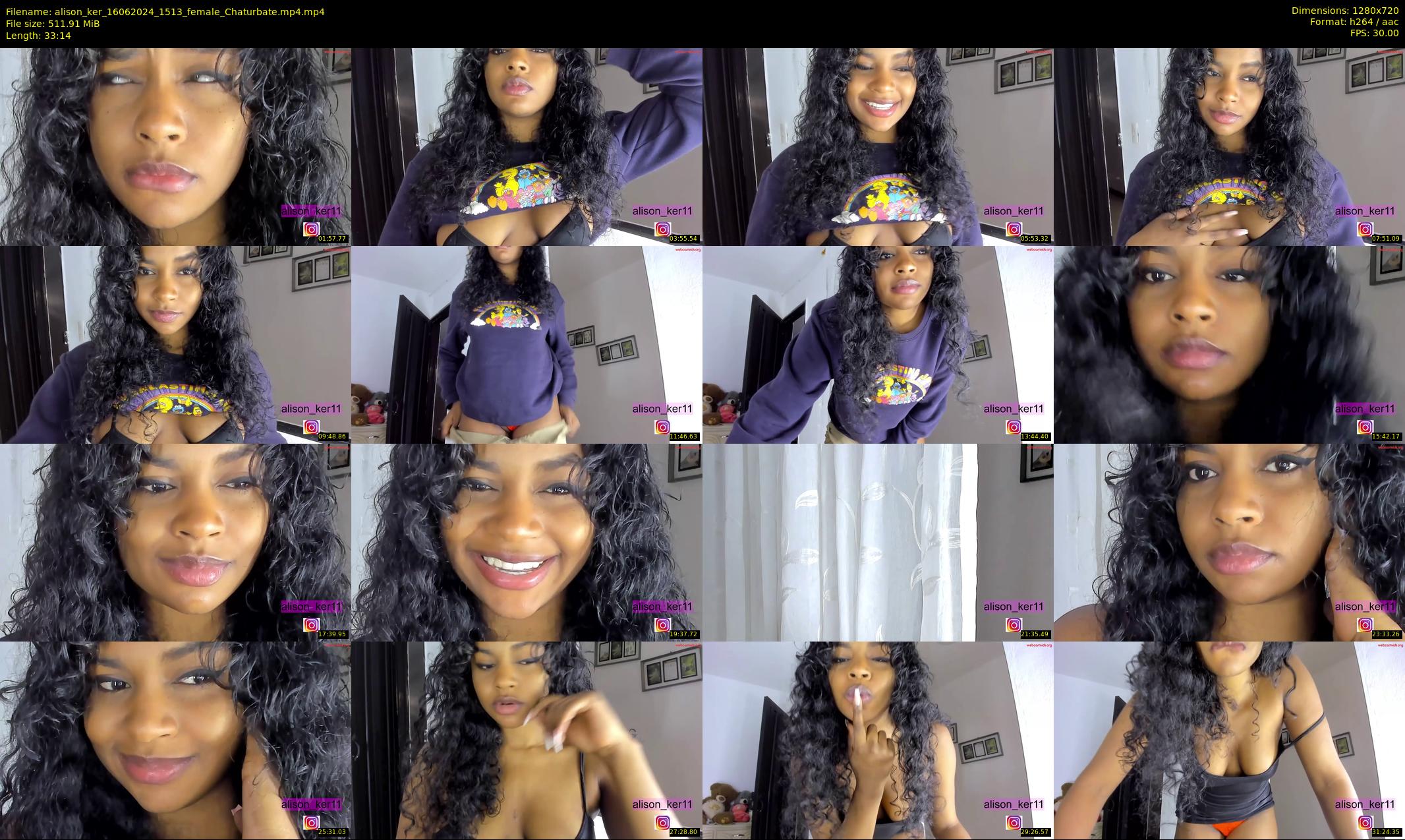 alison_ker — 34 minute Chaturbate female cam show recording, 720p, Jun 16, 2024