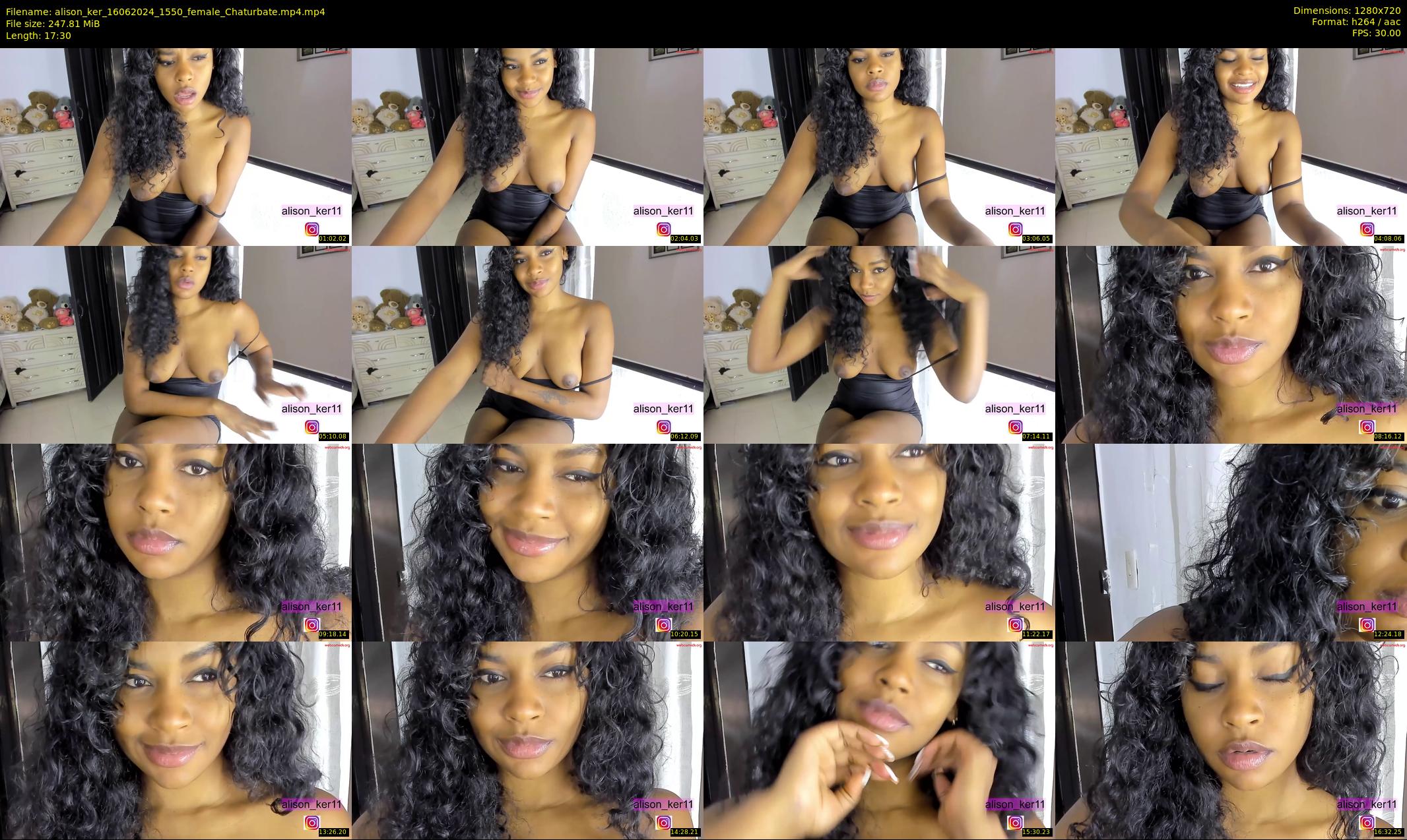 alison_ker — 18 minute Chaturbate female cam show recording, 720p, Jun 16, 2024
