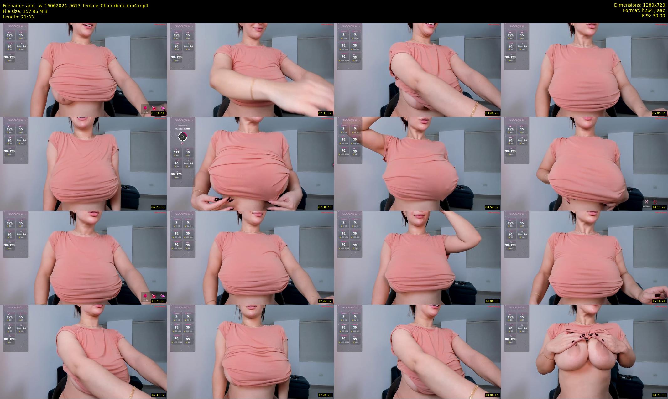 ann__w — 22 minute Chaturbate female cam show recording, 720p, Jun 16, 2024