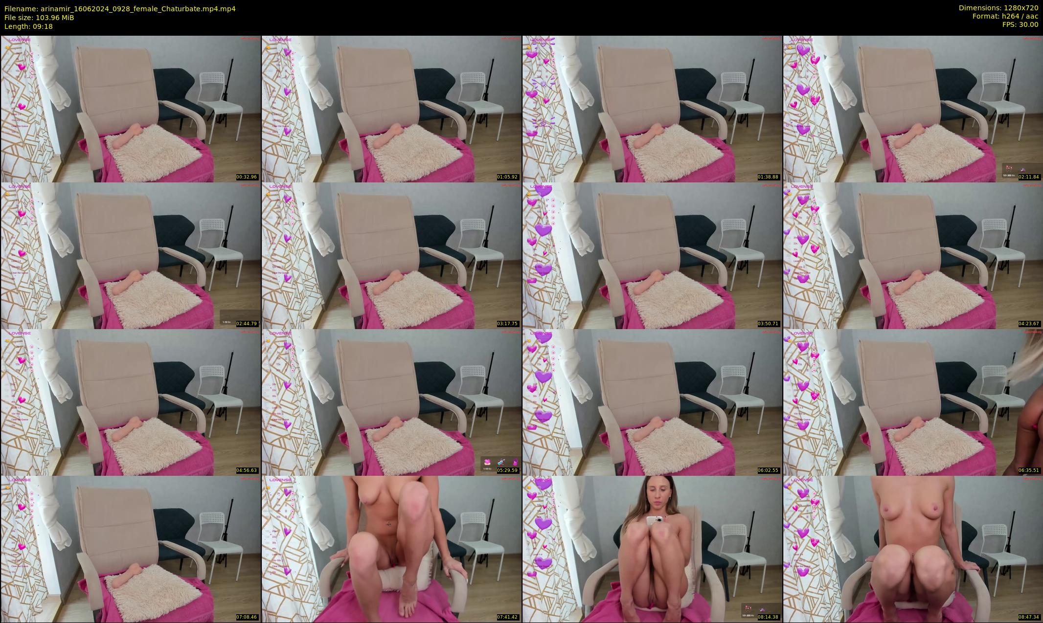 arinamir — 10 minute Chaturbate female cam show recording, 720p, Jun 16, 2024