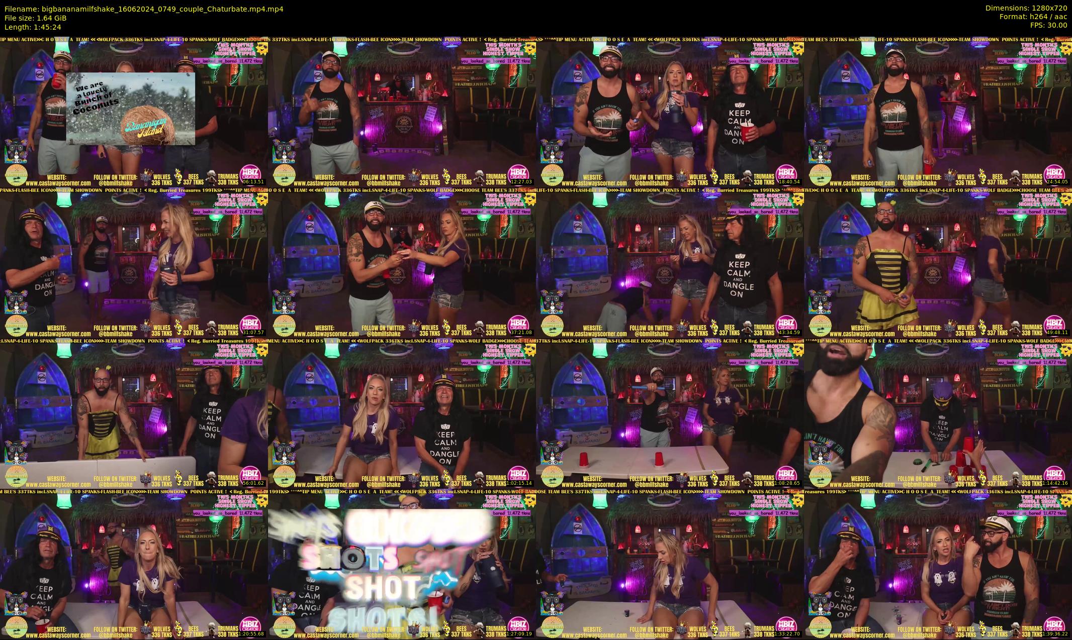 bigbananamilfshake — 106 minute Chaturbate couple cam show recording, 720p, Jun 16, 2024