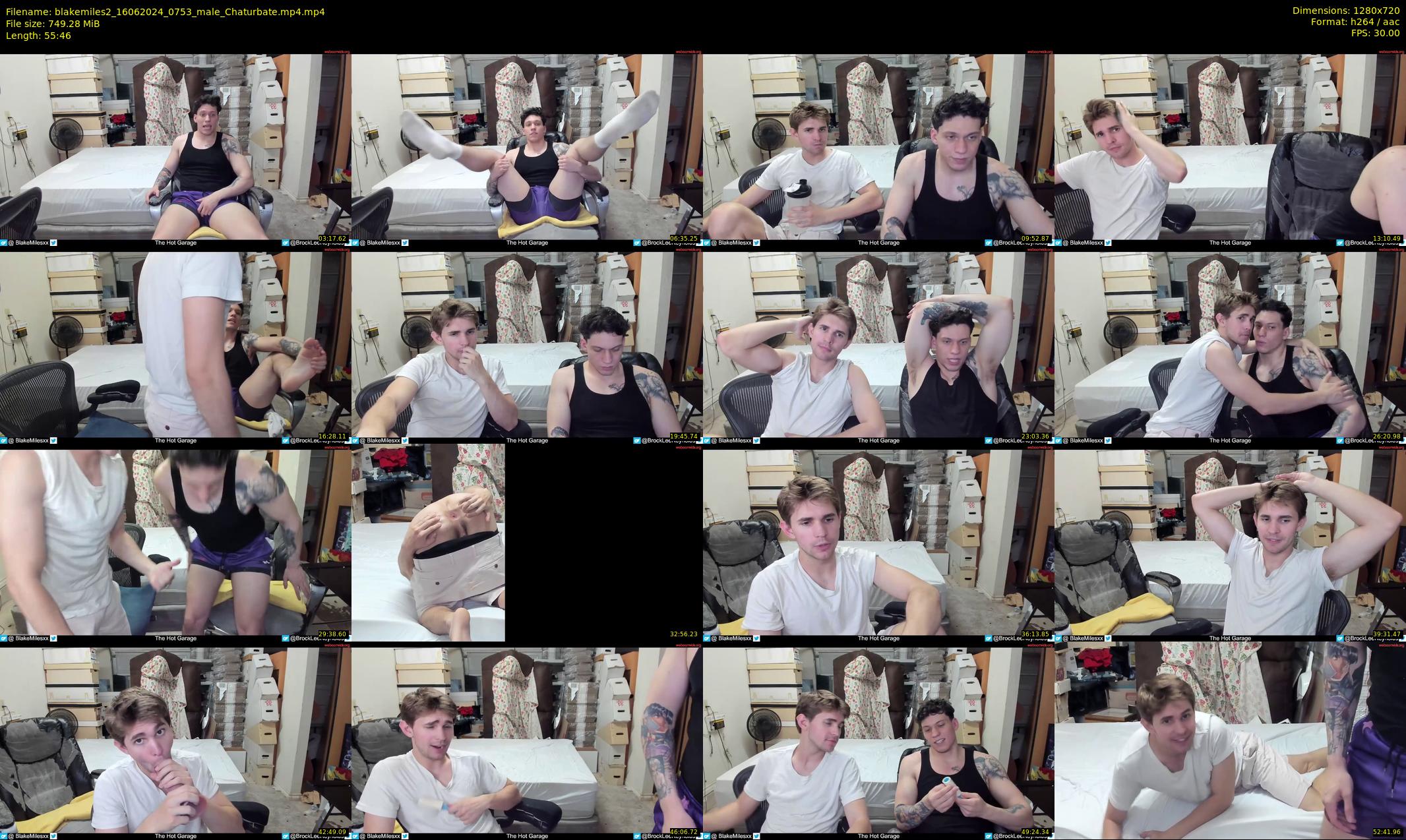 blakemiles2 — 56 minute Chaturbate male cam show recording, 720p, Jun 16, 2024