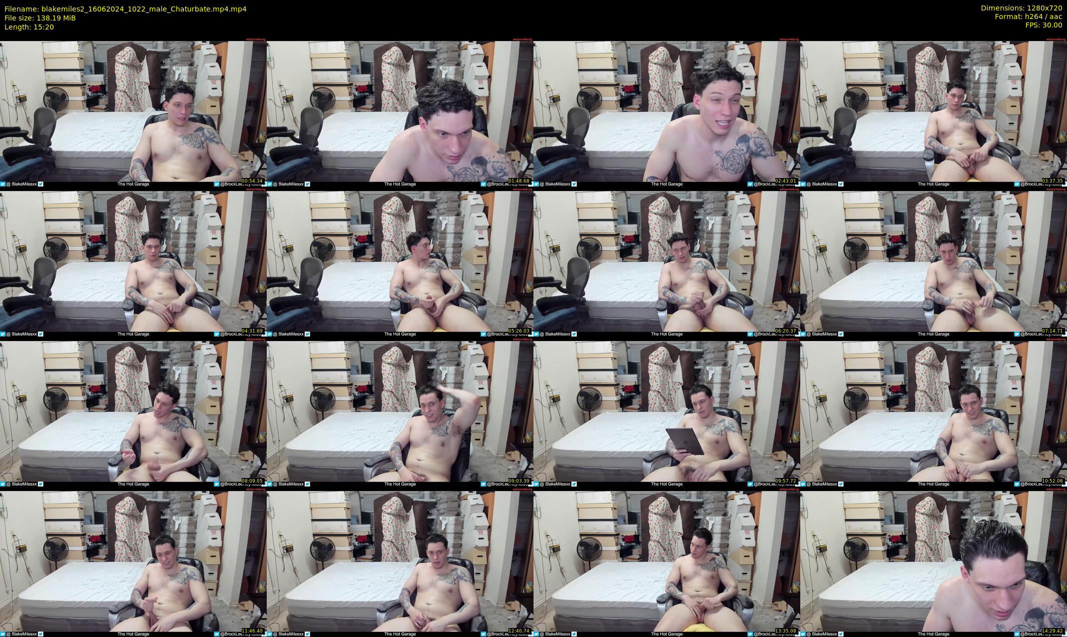 blakemiles2 — 16 minute Chaturbate male cam show recording, 720p, Jun 16, 2024