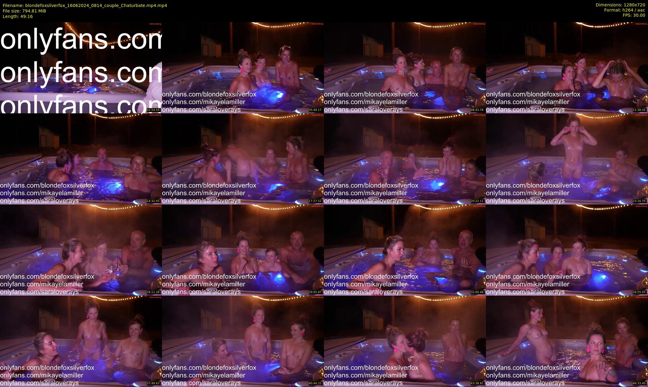 blondefoxsilverfox — 50 minute Chaturbate couple cam show recording, 720p, Jun 16, 2024