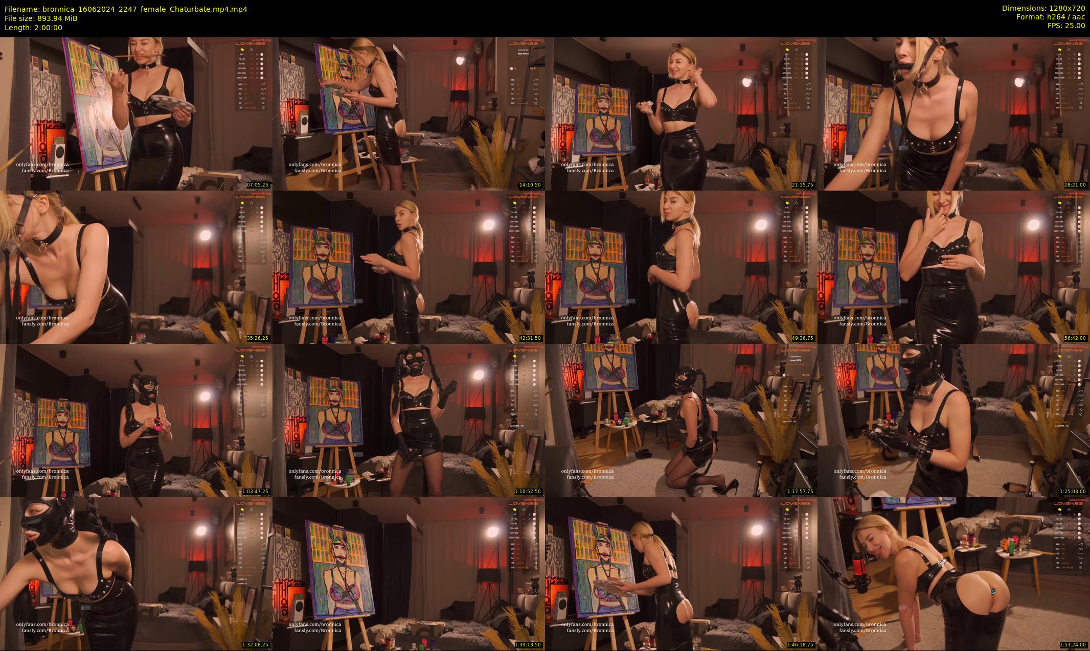 bronnica — 120 minute Chaturbate female cam show recording, 720p, Jun 16, 2024