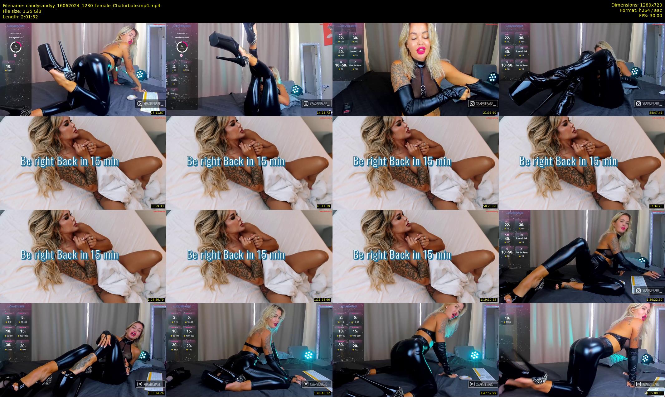 candysandyy — 122 minute Chaturbate female cam show recording, 720p, Jun 16, 2024