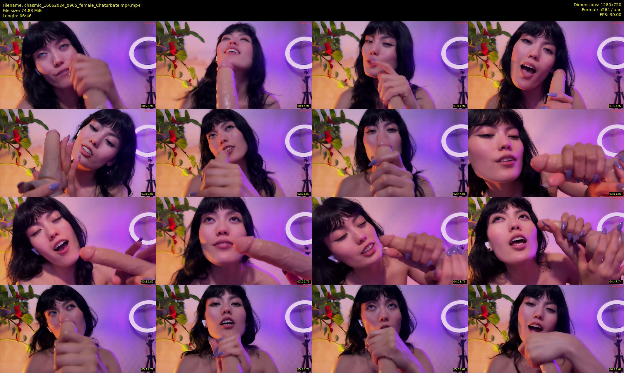 chasmic — 7 minute Chaturbate female cam show recording, 720p, Jun 16, 2024
