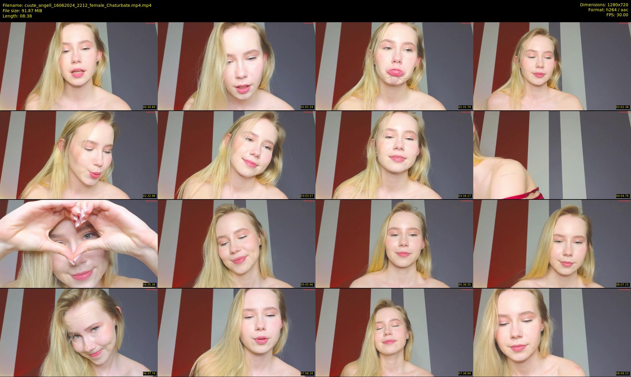 cuute_angell — 9 minute Chaturbate female cam show recording, 720p, Jun 16, 2024