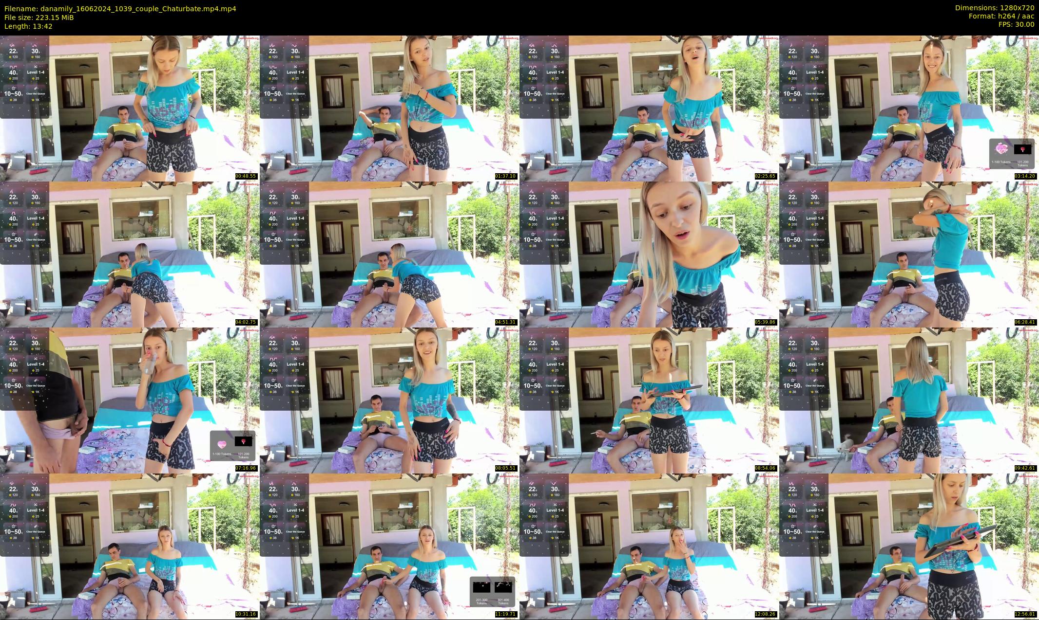 danamily — 14 minute Chaturbate female cam show recording, 720p, Jun 16, 2024