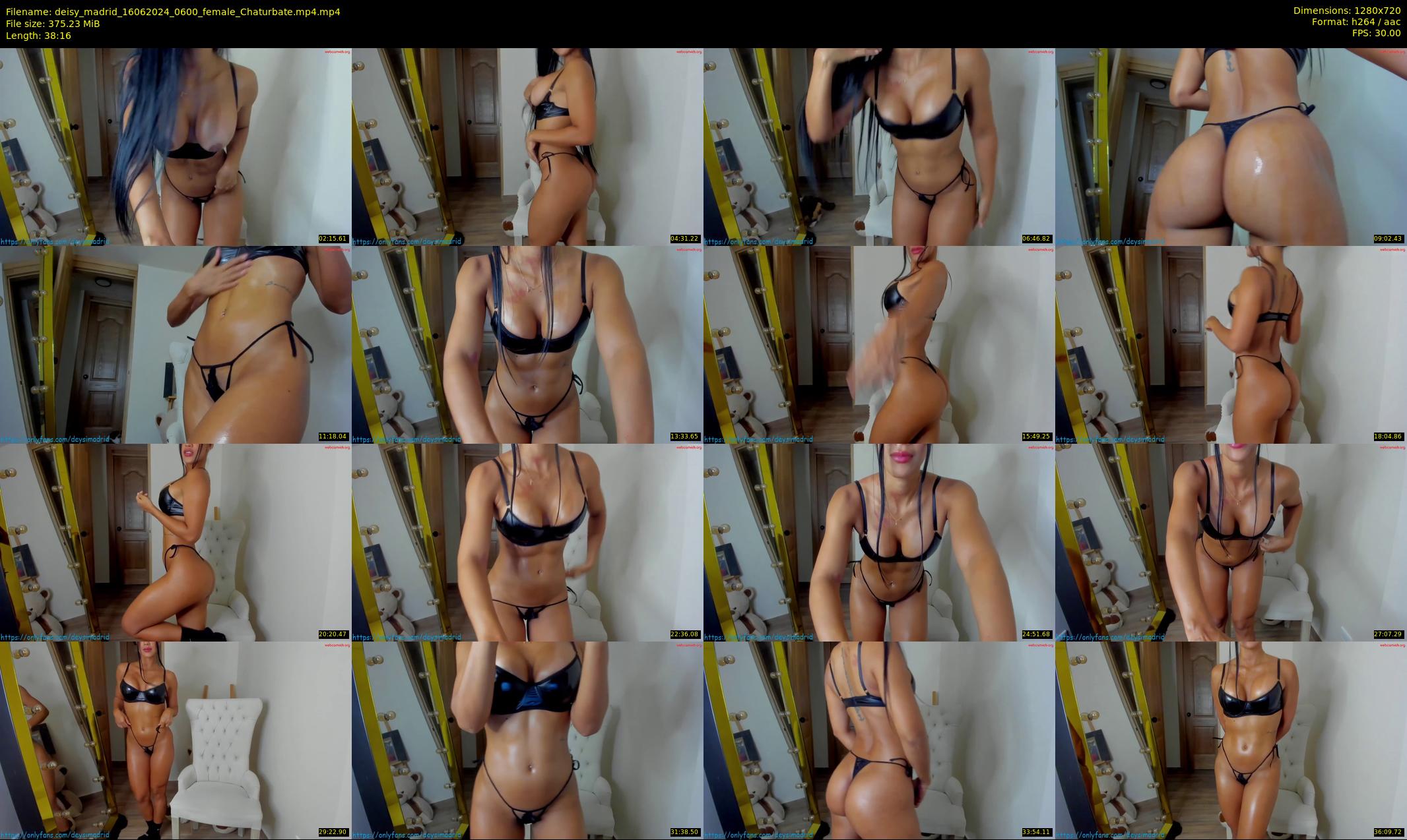 deisy_madrid — 39 minute Chaturbate female cam show recording, 720p, Jun 16, 2024