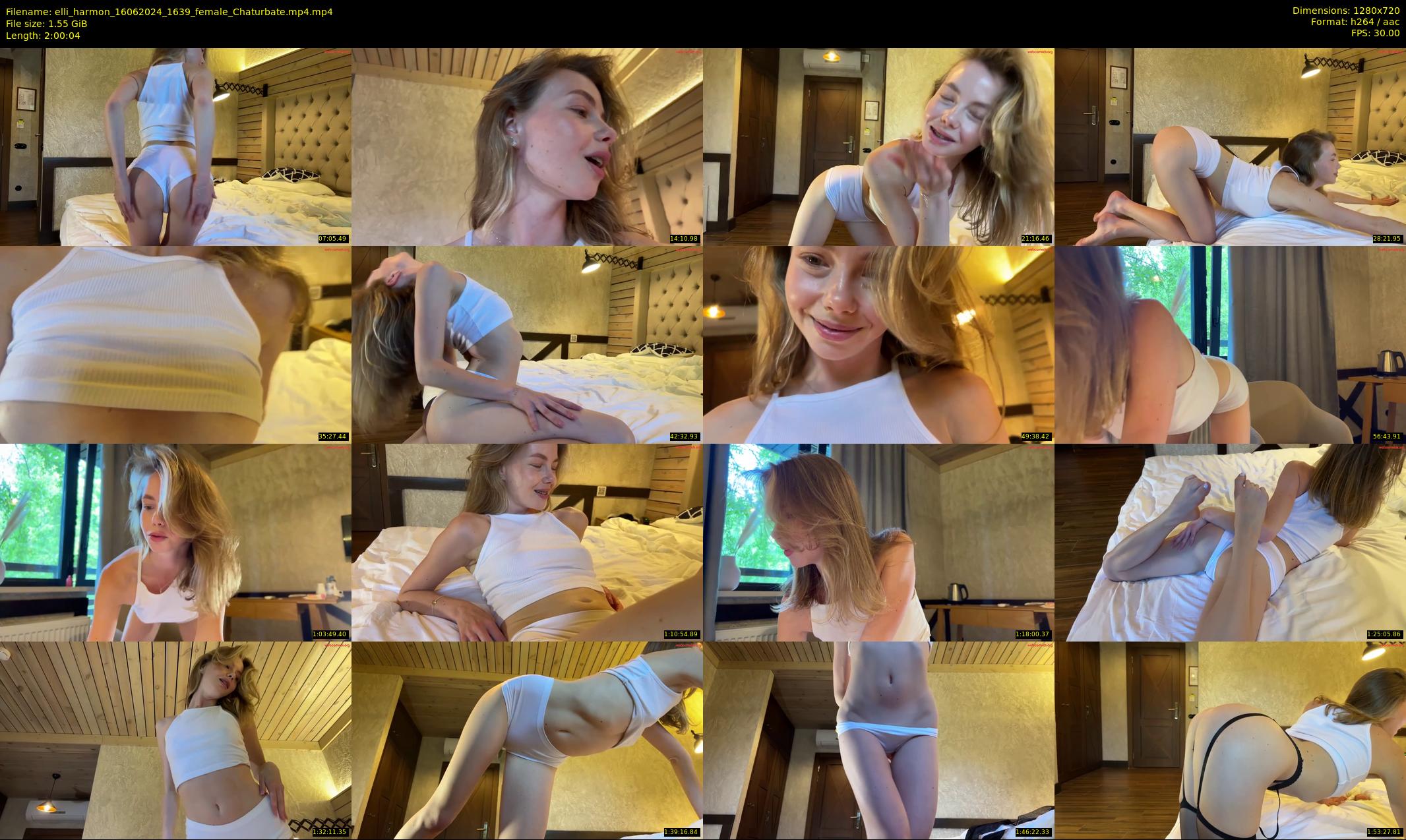 elli_harmon — 121 minute Chaturbate female cam show recording, 720p, Jun 16, 2024