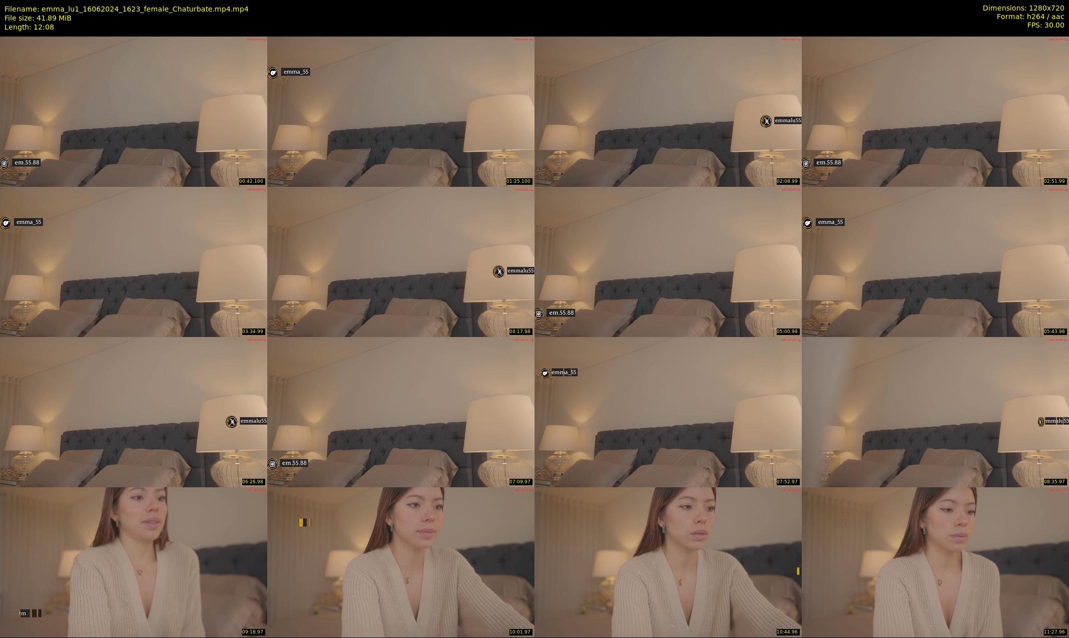 emma_lu1 — 13 minute Chaturbate female cam show recording, 720p, Jun 16, 2024
